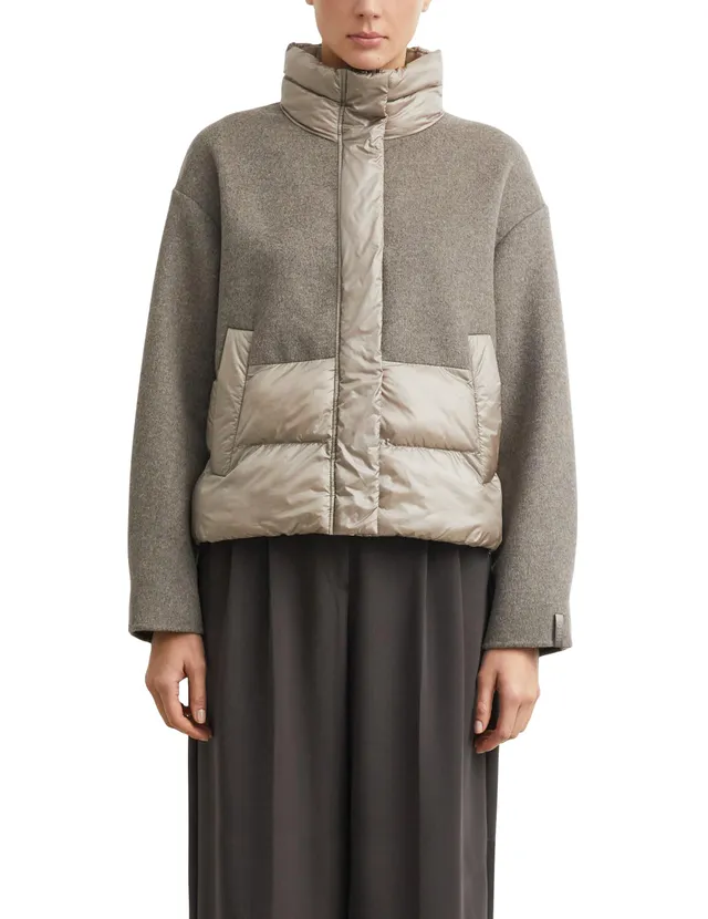 comma-outdoor-jacke-doubleface-beige-xs-mit-stehkragen image 1