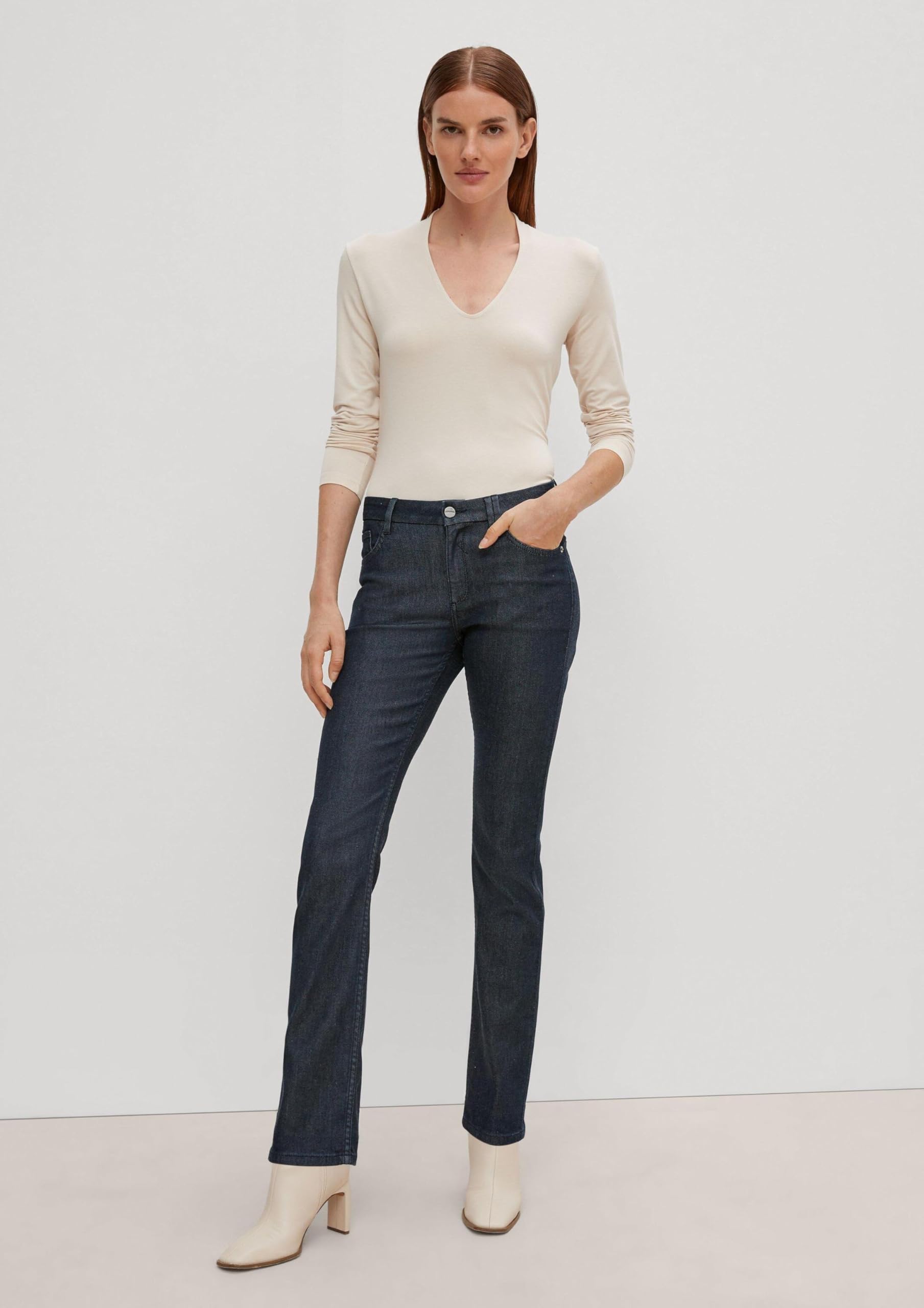 comma-jeans-regular-straight-leg-lange-hose image 7