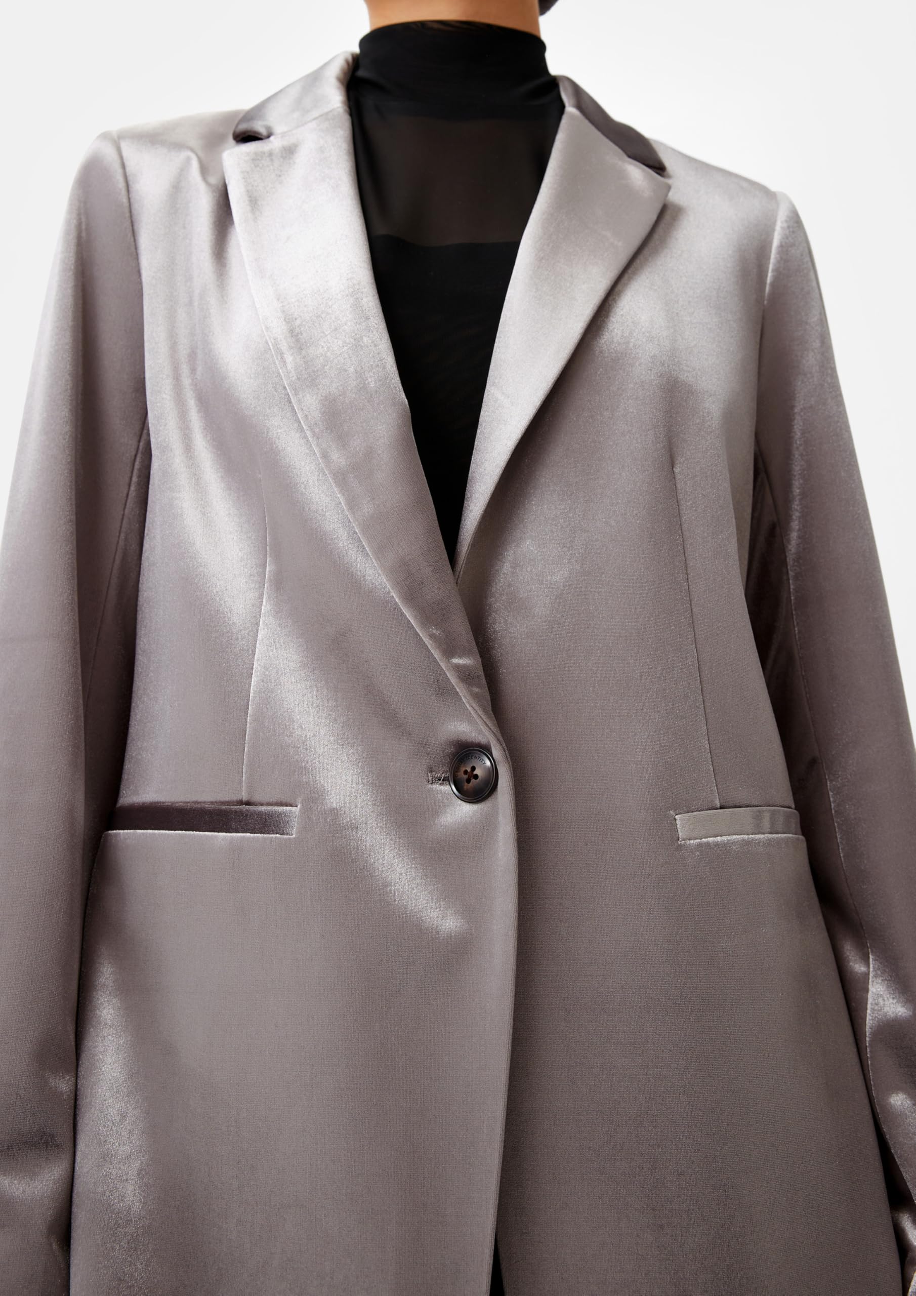 comma-blazers-samt-blazer-gr-e-44-glamour-schimmernd image 4