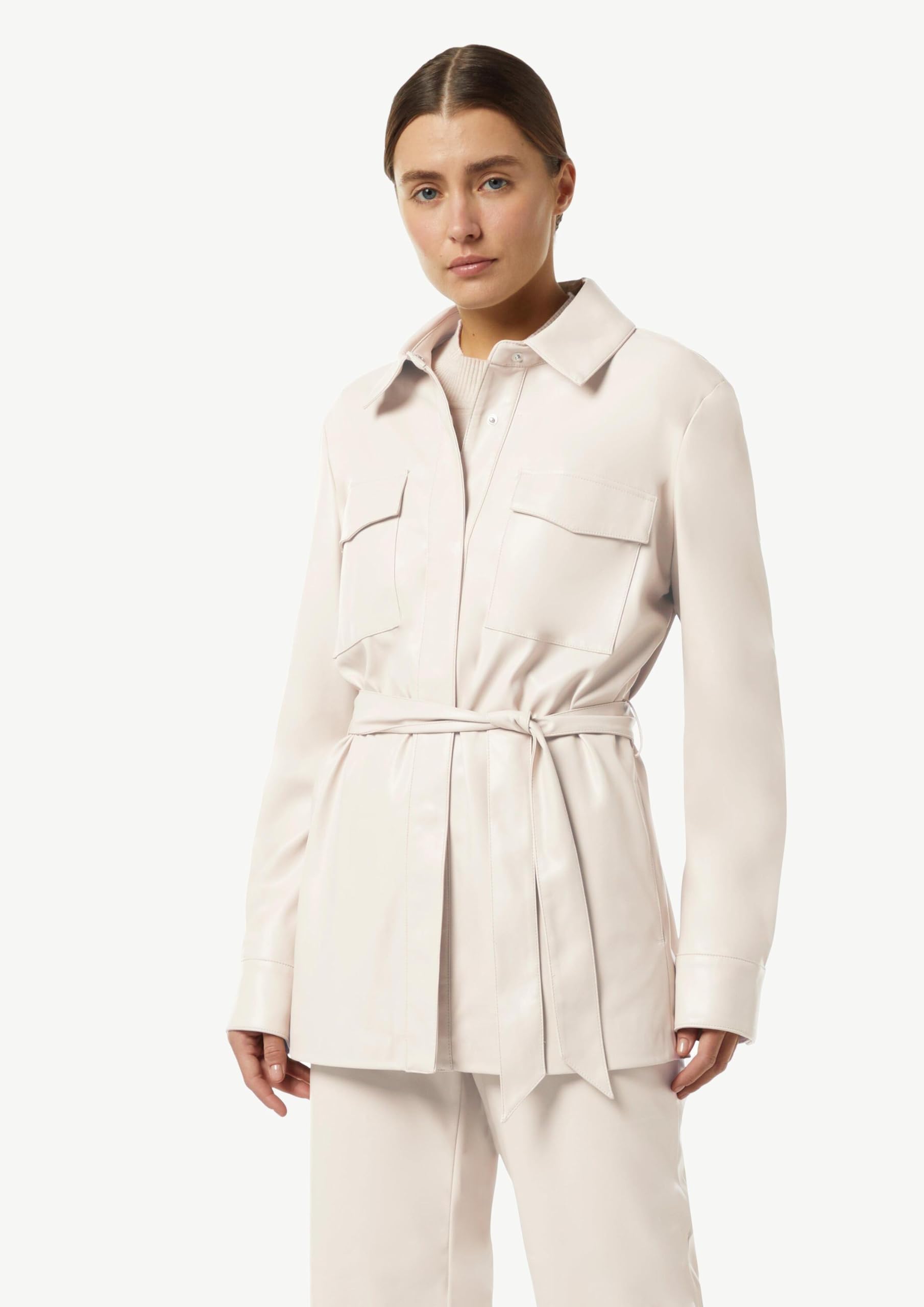 comma-overshirt-jacke-lederoptik-g-rtel-gr-40 image 5