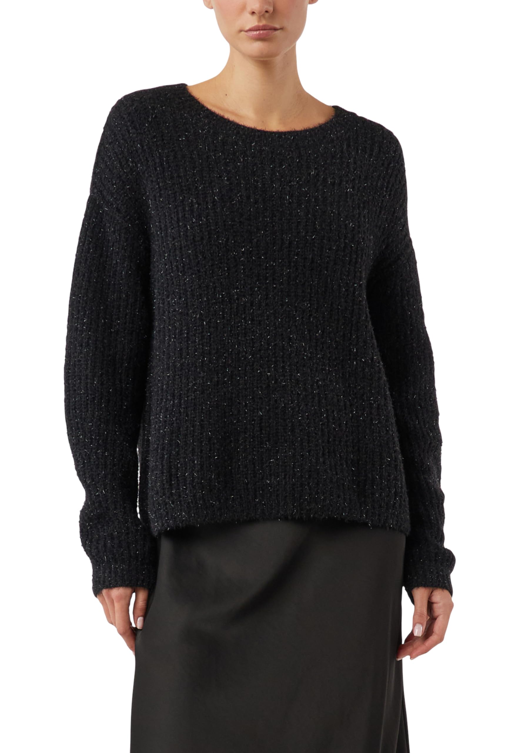 comma-relaxed-pullover-glitzergarn-gr-44-schiefergrau image 1