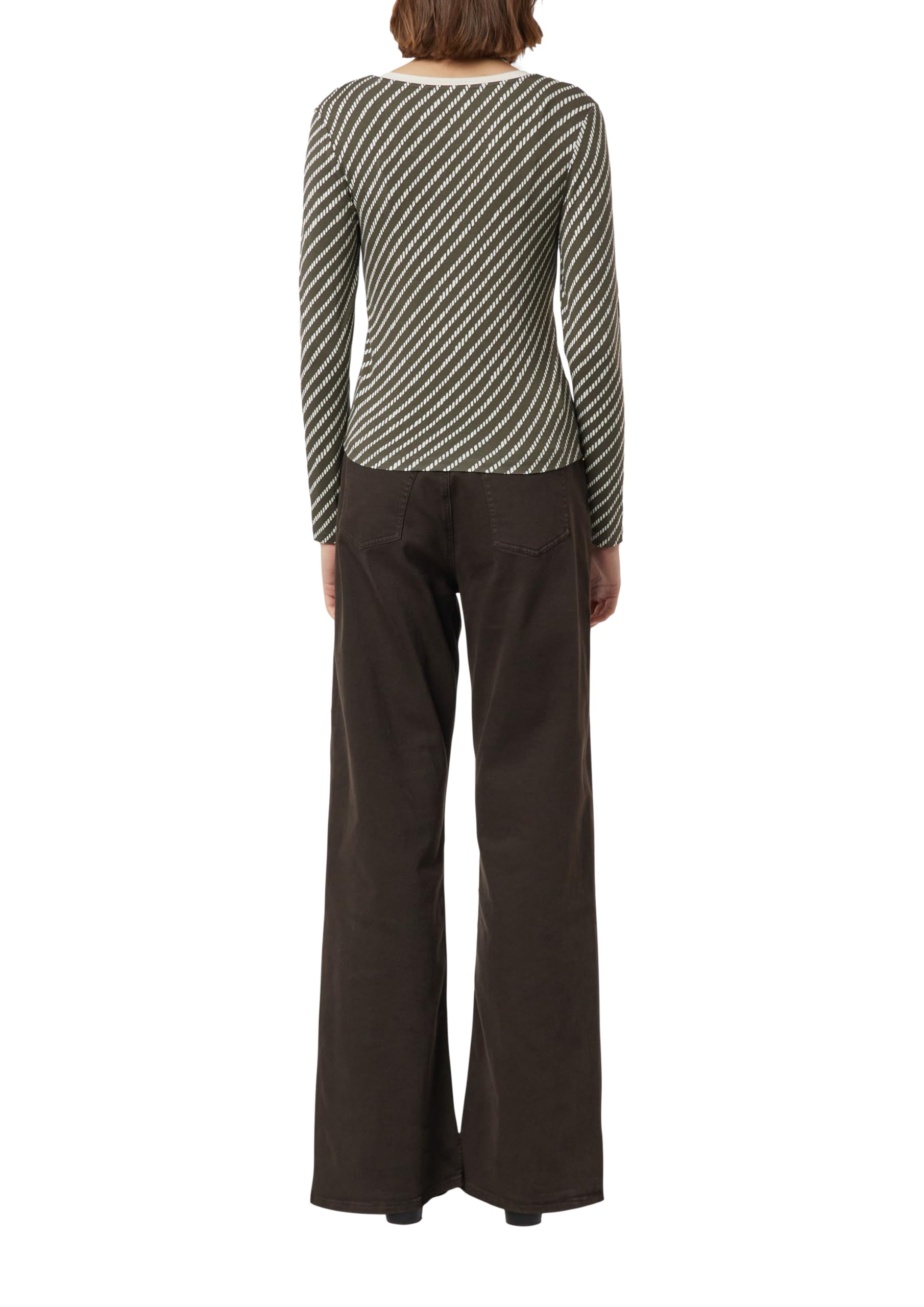 comma-langarmshirt-slim-fit-allover-muster-gr-e-34 image 2