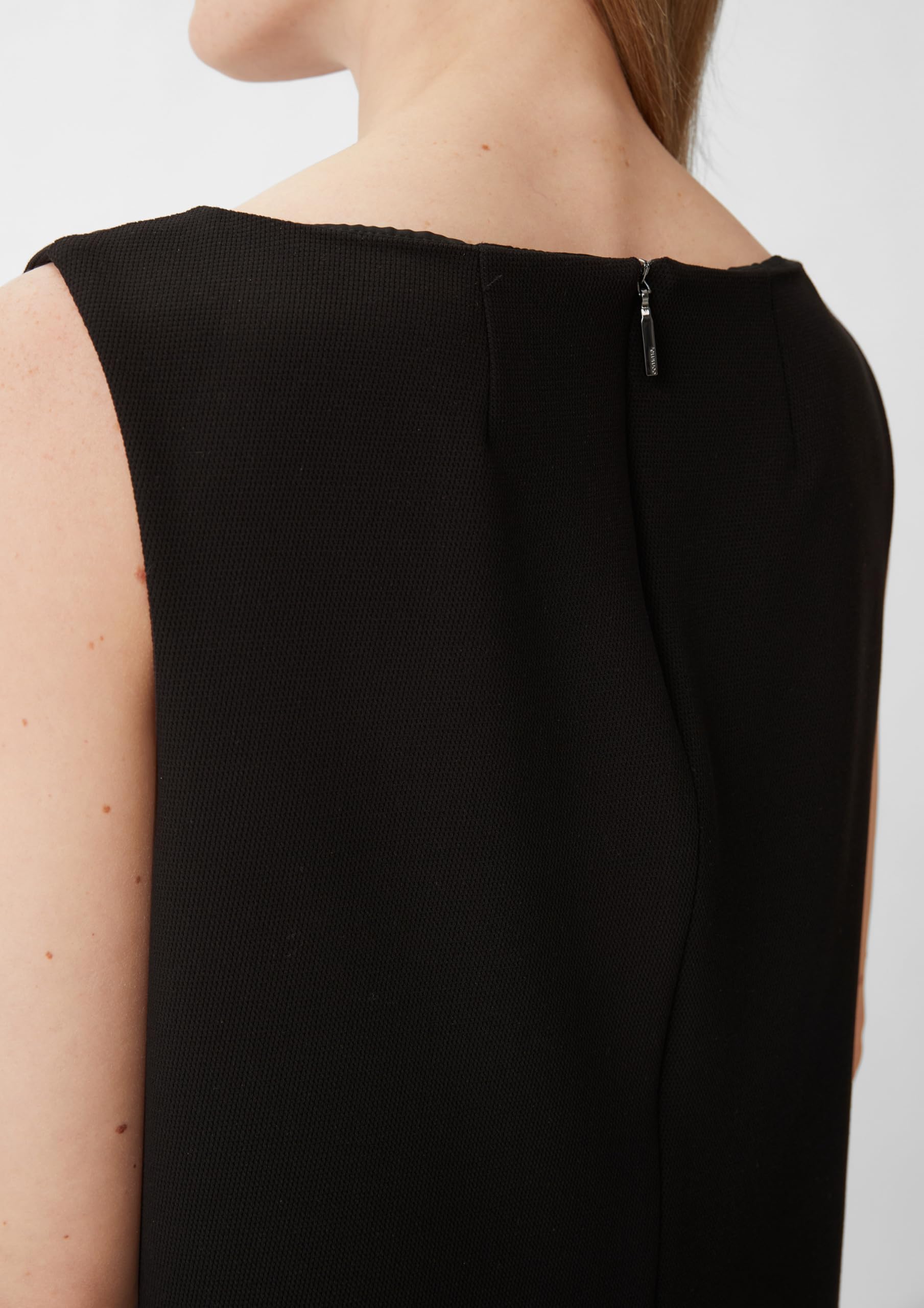 comma-kleid-piqu-u-boot-kurz-schwarz-gr-e-36 image 7