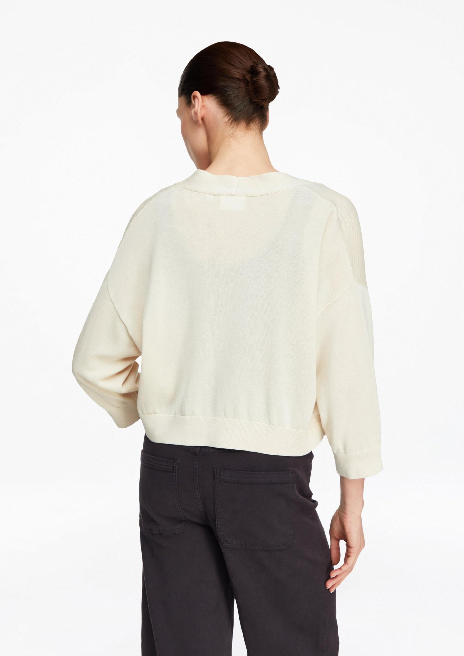 comma-jackets-strickjacke-relaxed-fit-3-4-arm-wei-m image 7