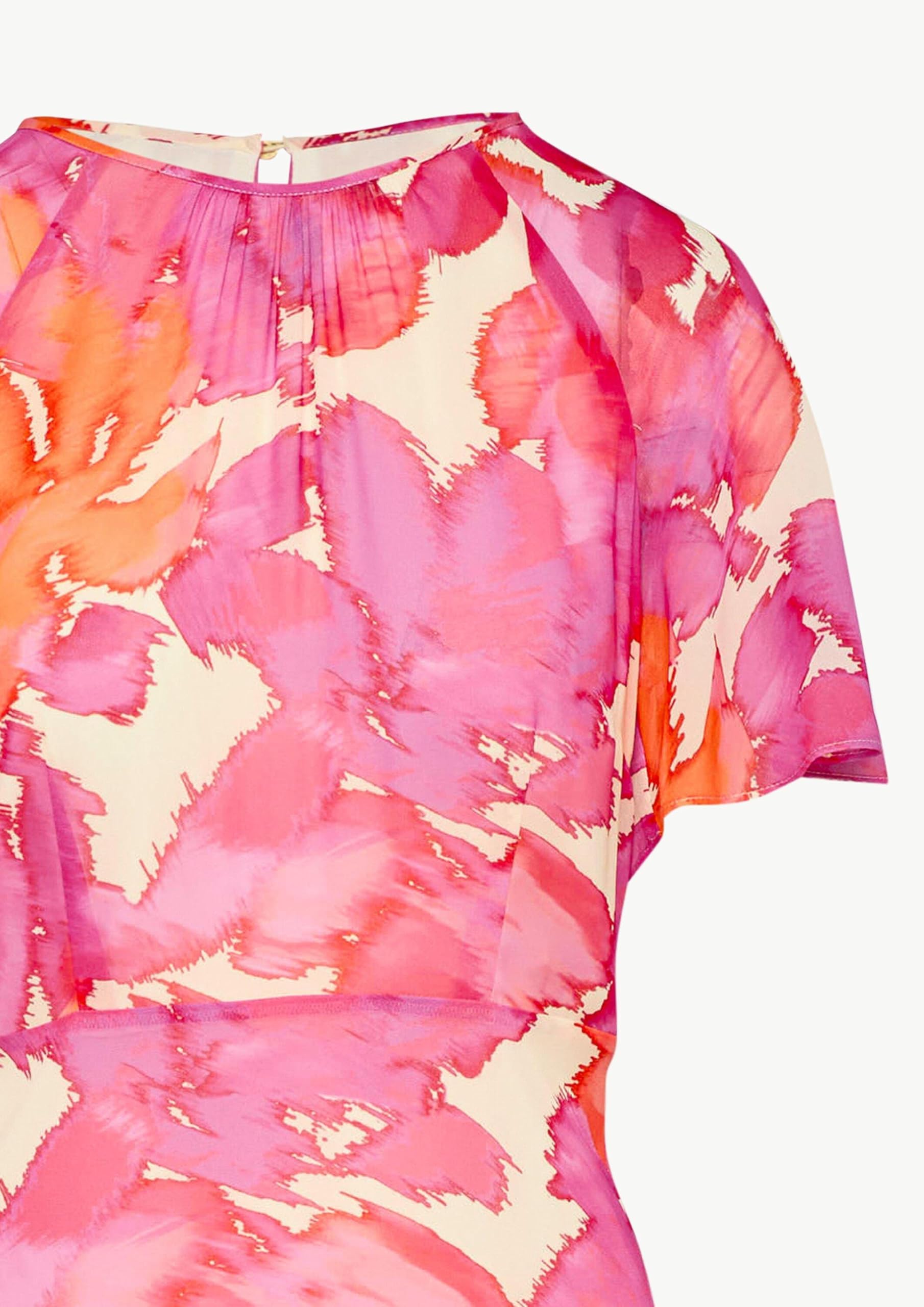 comma-midi-kleid-all-over-print-damenkleid-gr-44-pink image 6