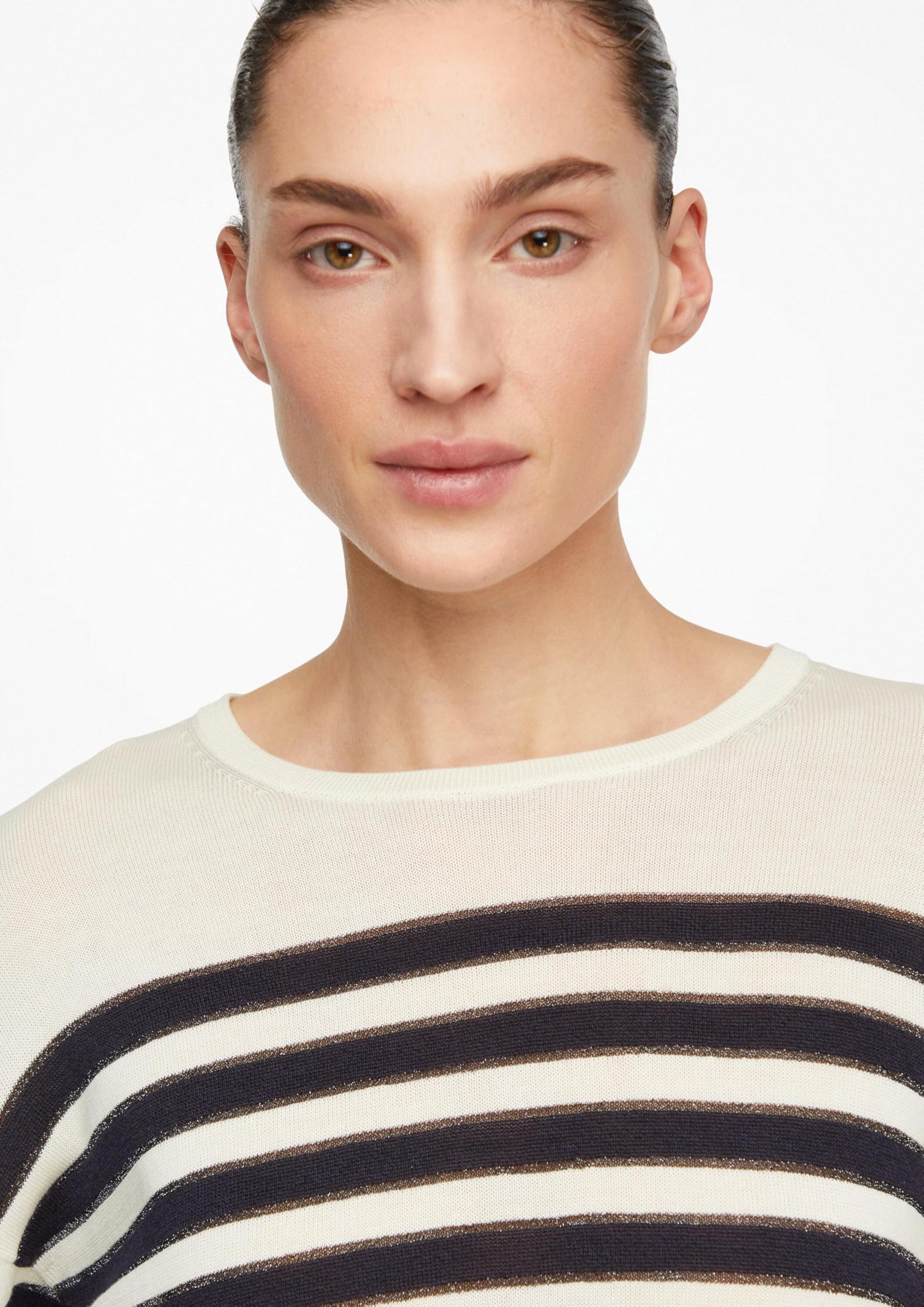 comma-knitwear-feinstrickpullover-streifen-glitzer-gr-l image 3