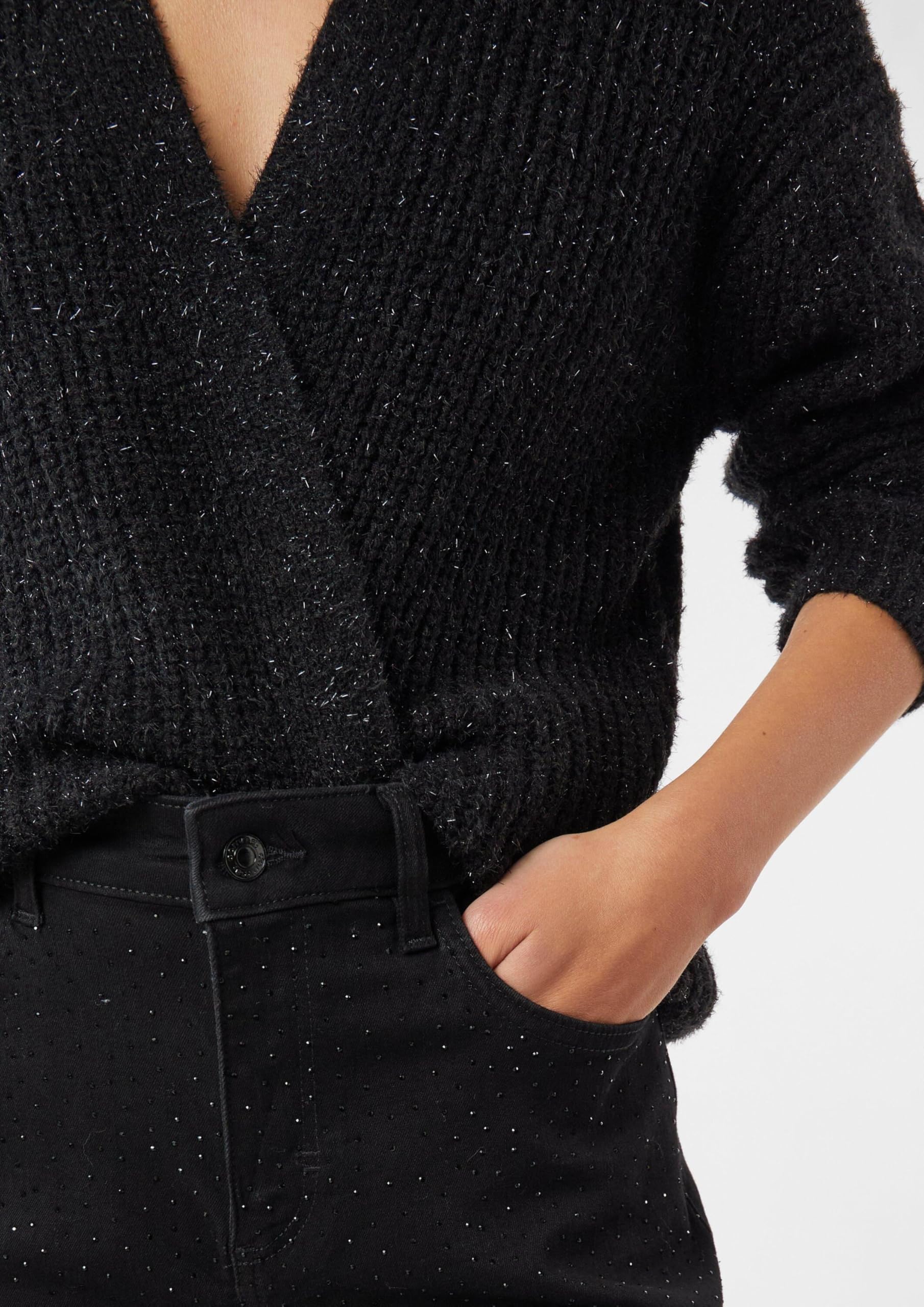 comma-strickcardigan-damen-mit-glitzergarn-gr-42 image 4