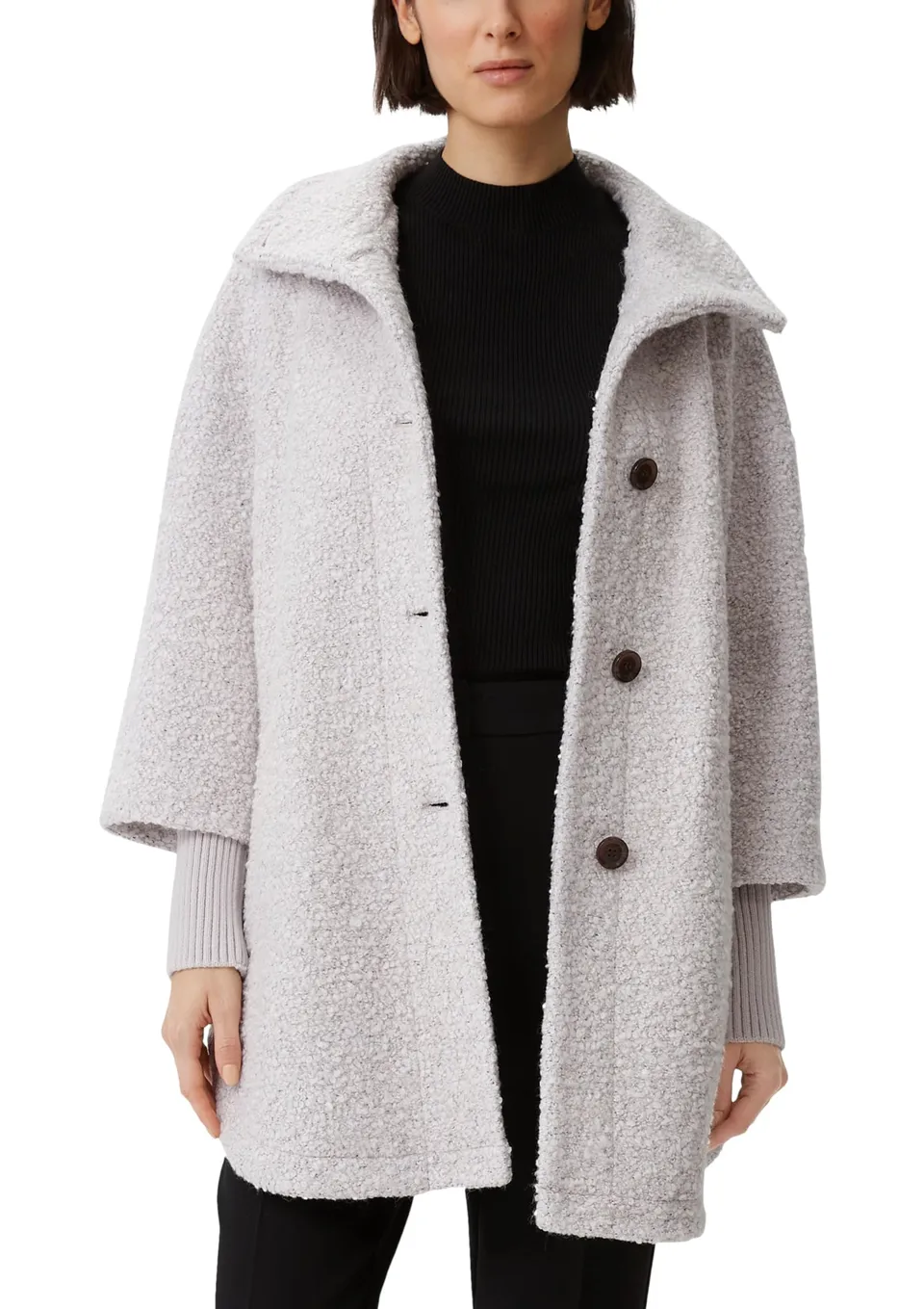comma-boucl-jacke-gr-44-helles-beige-wollmix image 1