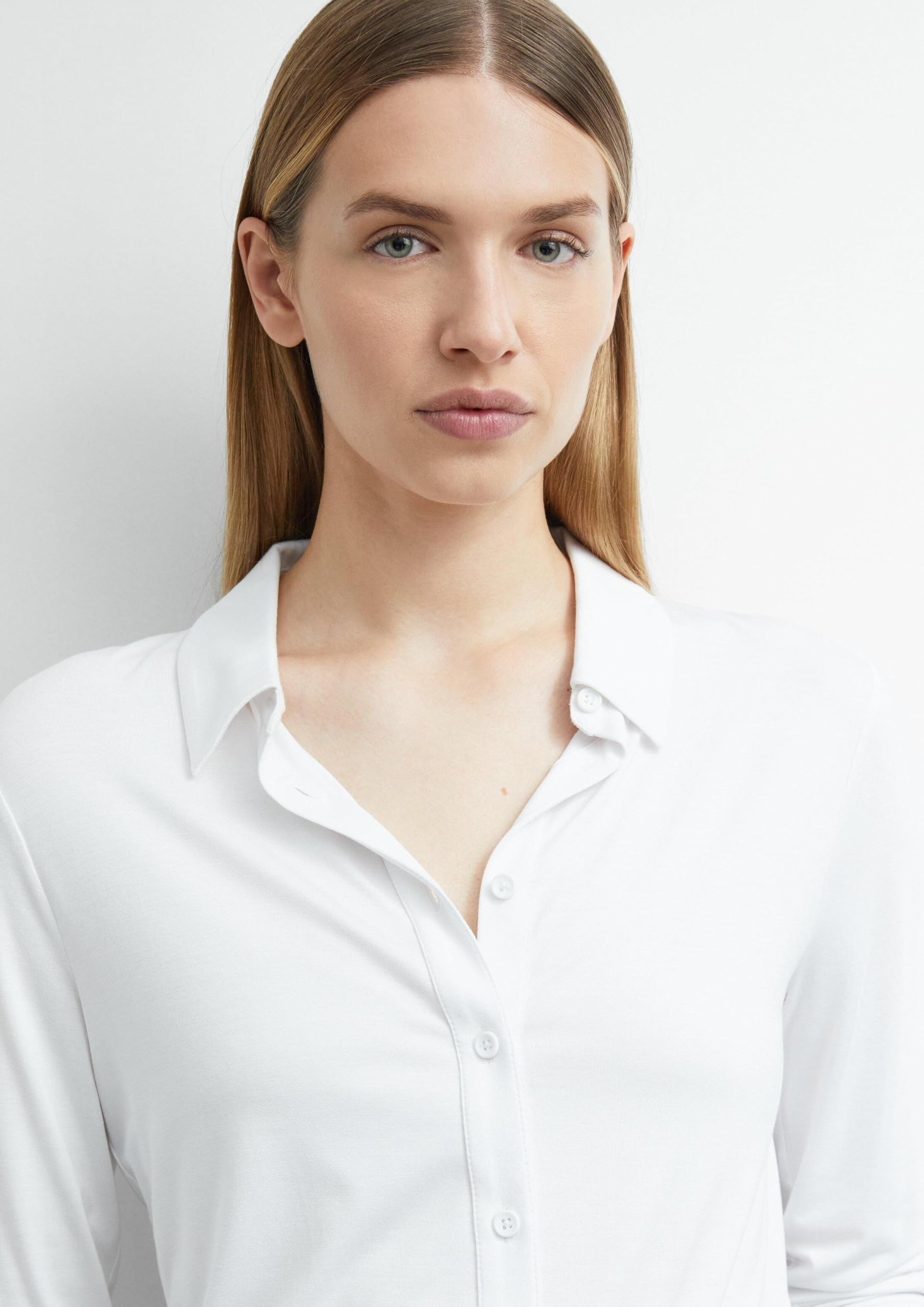 comma-bluse-jersey-t-shirt-gr-34-regular-hemdkragen-knopfleiste image 3