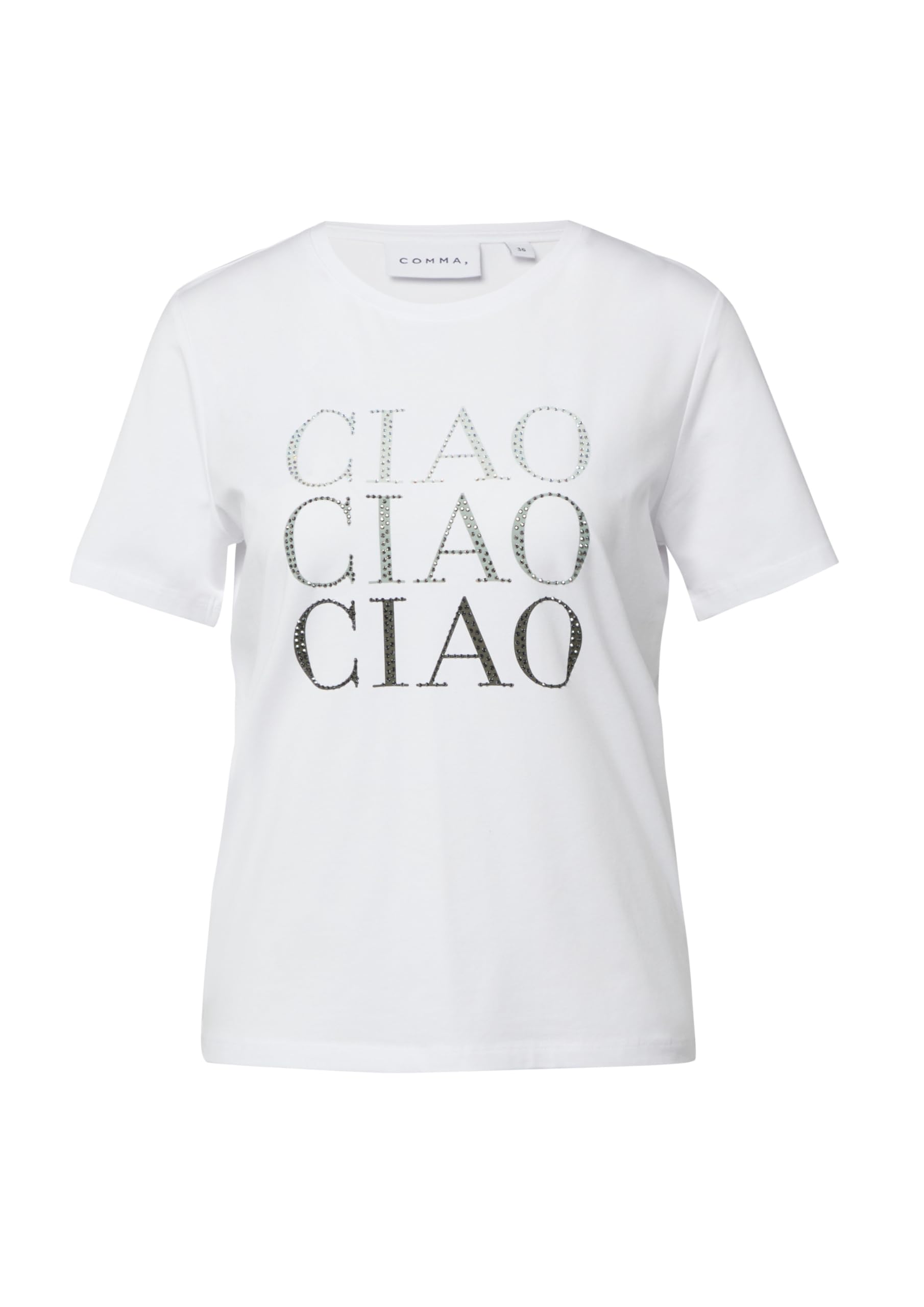 comma-jersey-t-shirt-strass-gr-34-statement-print image 4