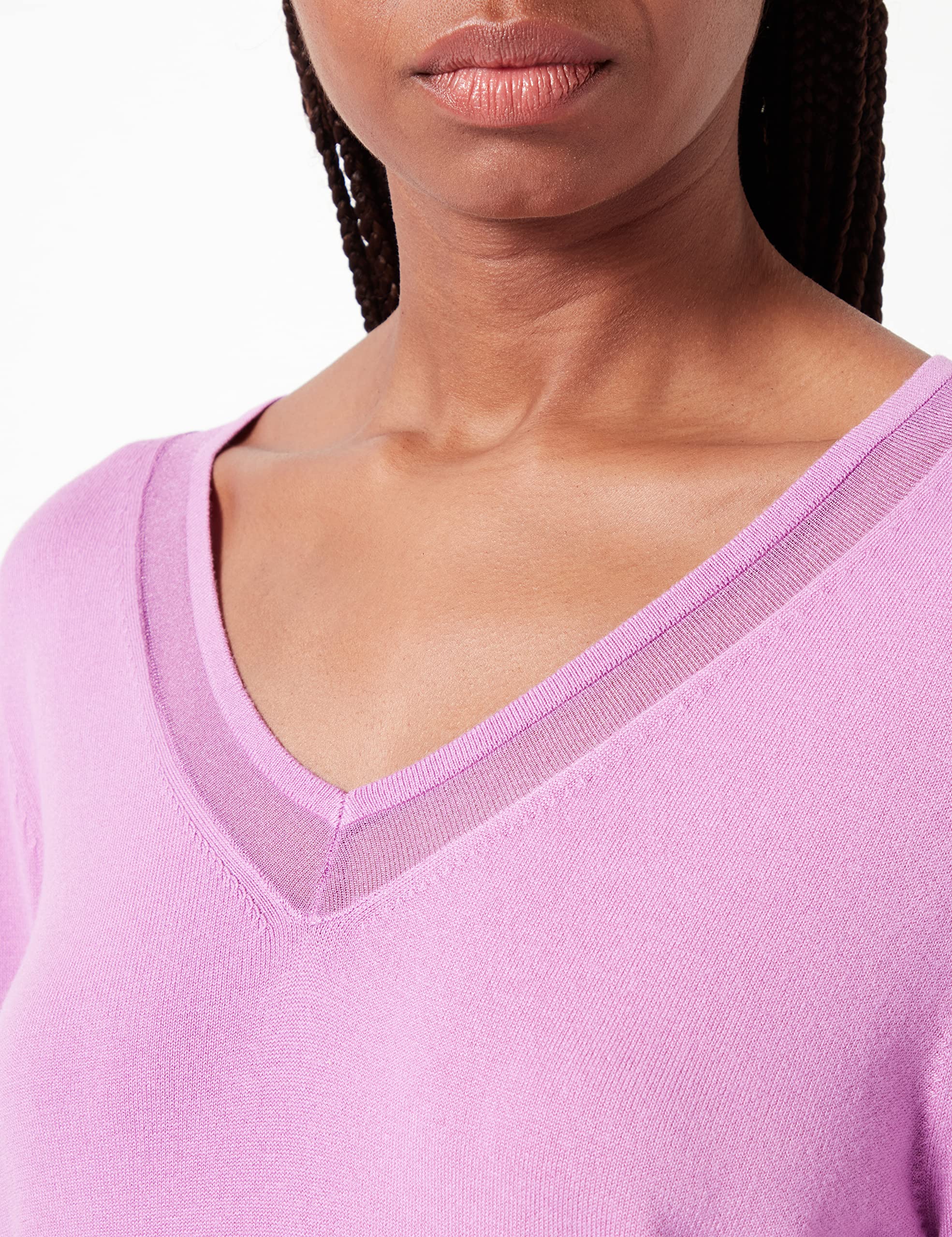 comma-pullover-v-ausschnitt-gr-36-pink-damen-strickpulli image 3