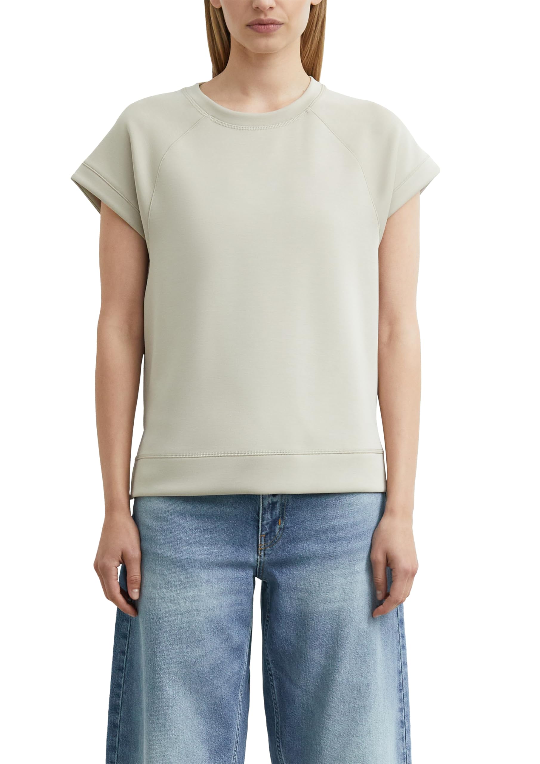 comma-damen-sweatshirt-kurzarm-rundhals-gr-44-regular-fit image 1