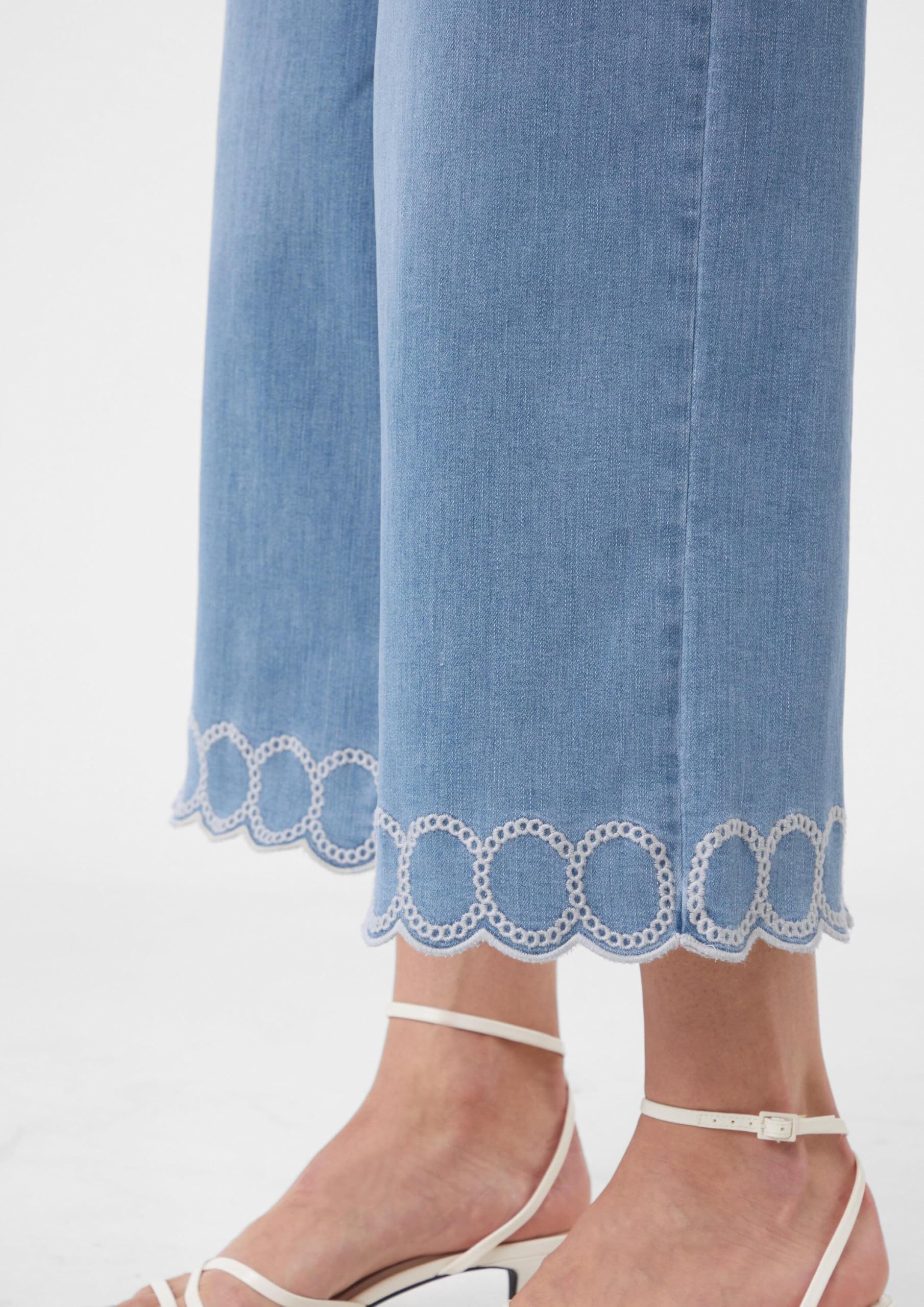 comma-jeans-culotte-loose-fit-stickerei-am-saum image 4