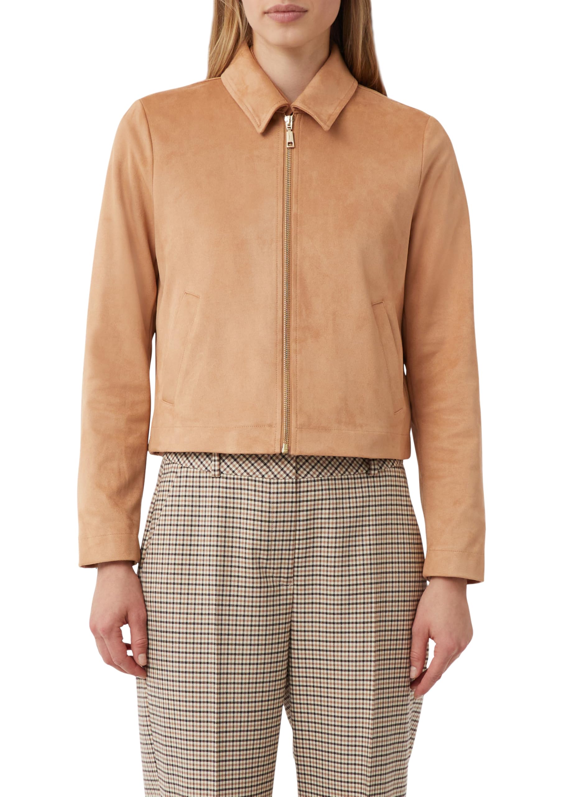 comma-jackets-leichte-jacke-veloursleder-imitat-gr-38 image 1
