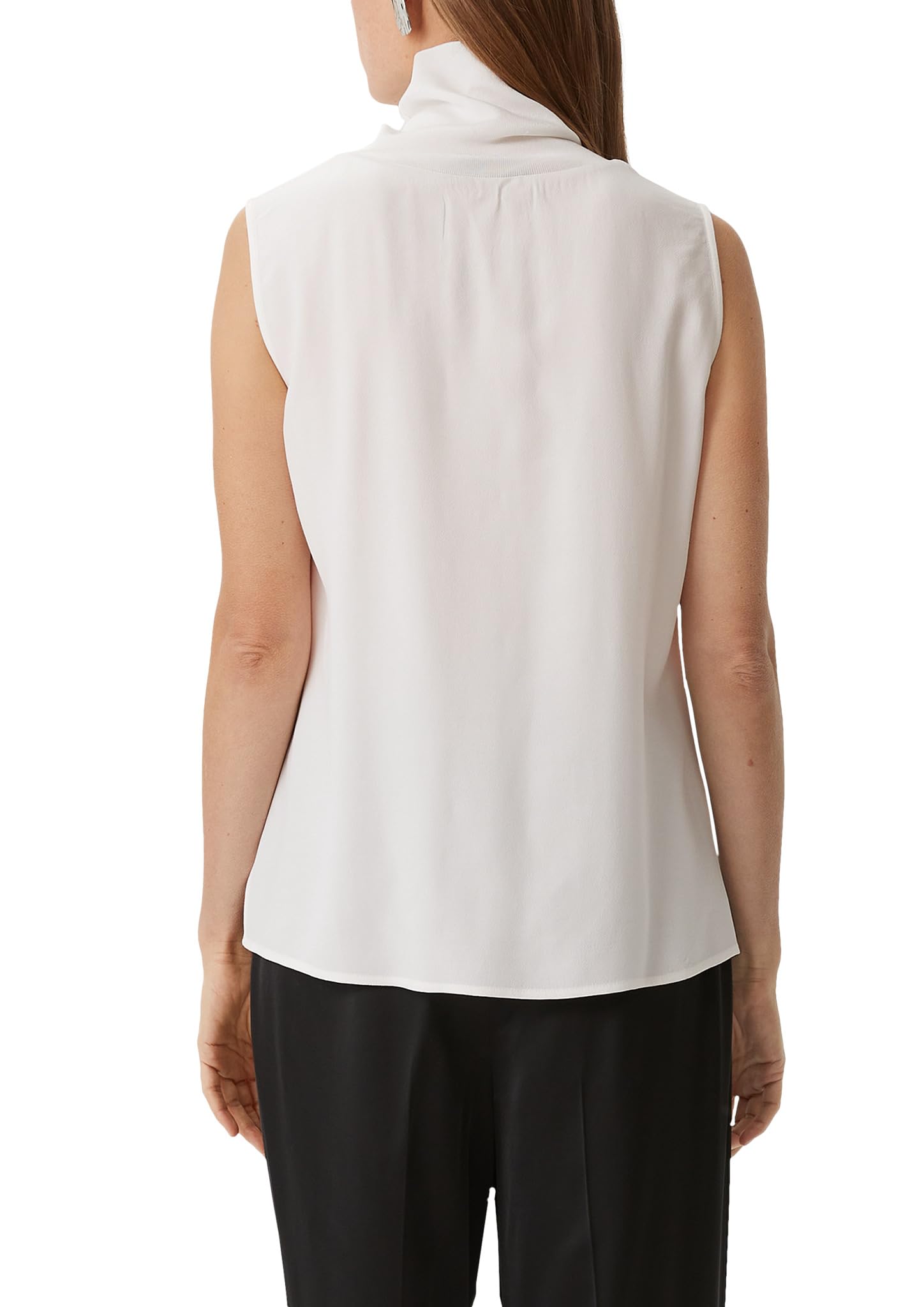 comma-blusentop-viskose-cr-pe-gr-wei-top-damen image 2