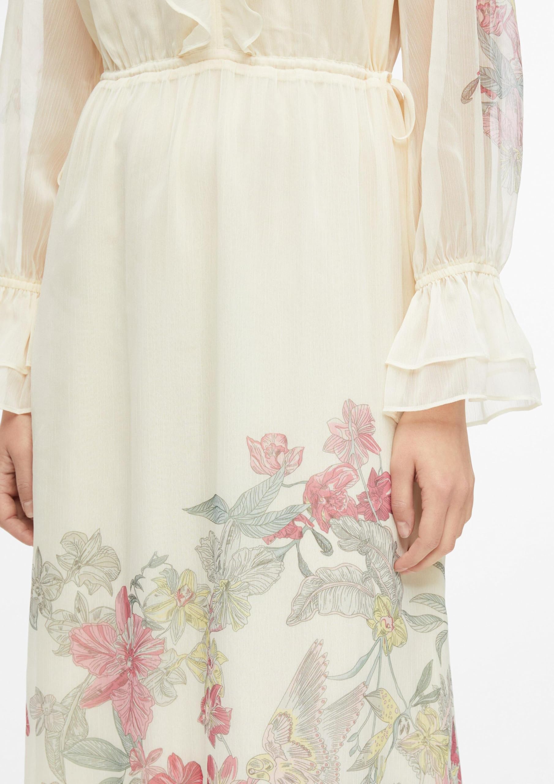 comma-dresses-midikleid-print-wei-chiffon-gr-34 image 5