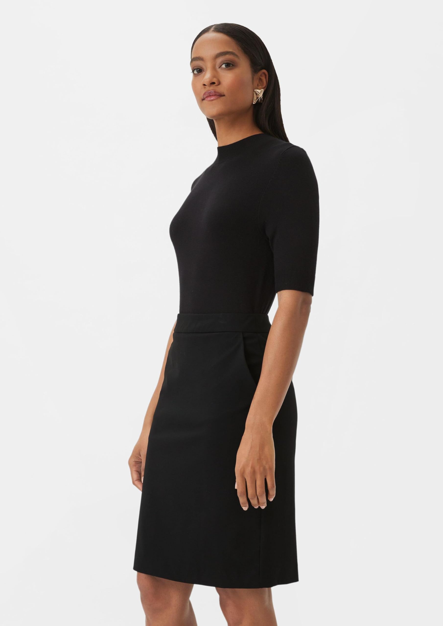 comma-rock-mit-gehschlitz-midi-navy image 5