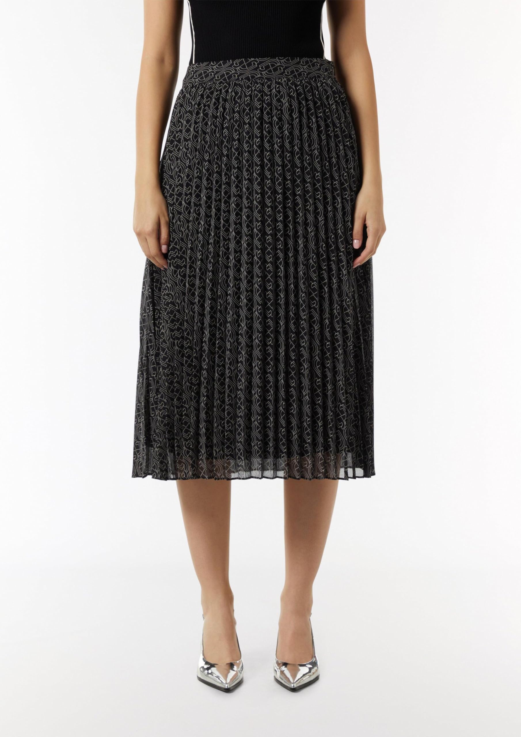 comma-skirts-plisseerock-2155806-gr-38-schwarz image 5