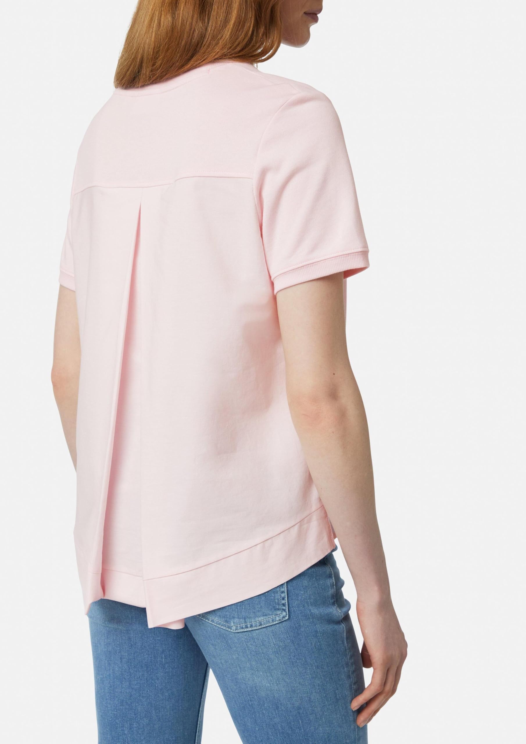 comma-blusenshirt-kurzarm-t-shirt-damen-wei-fabricmix image 4