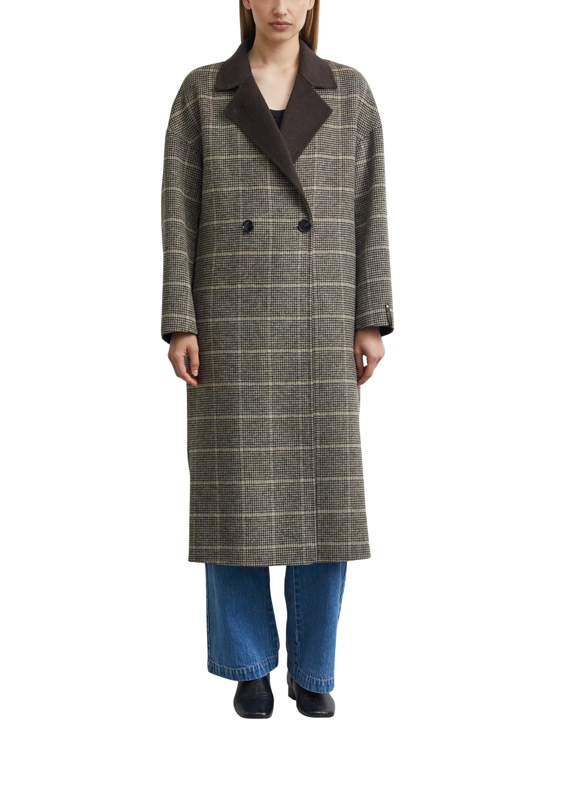 comma-outdoor-mantel-doubleface-loose-fit-gr-m image 1