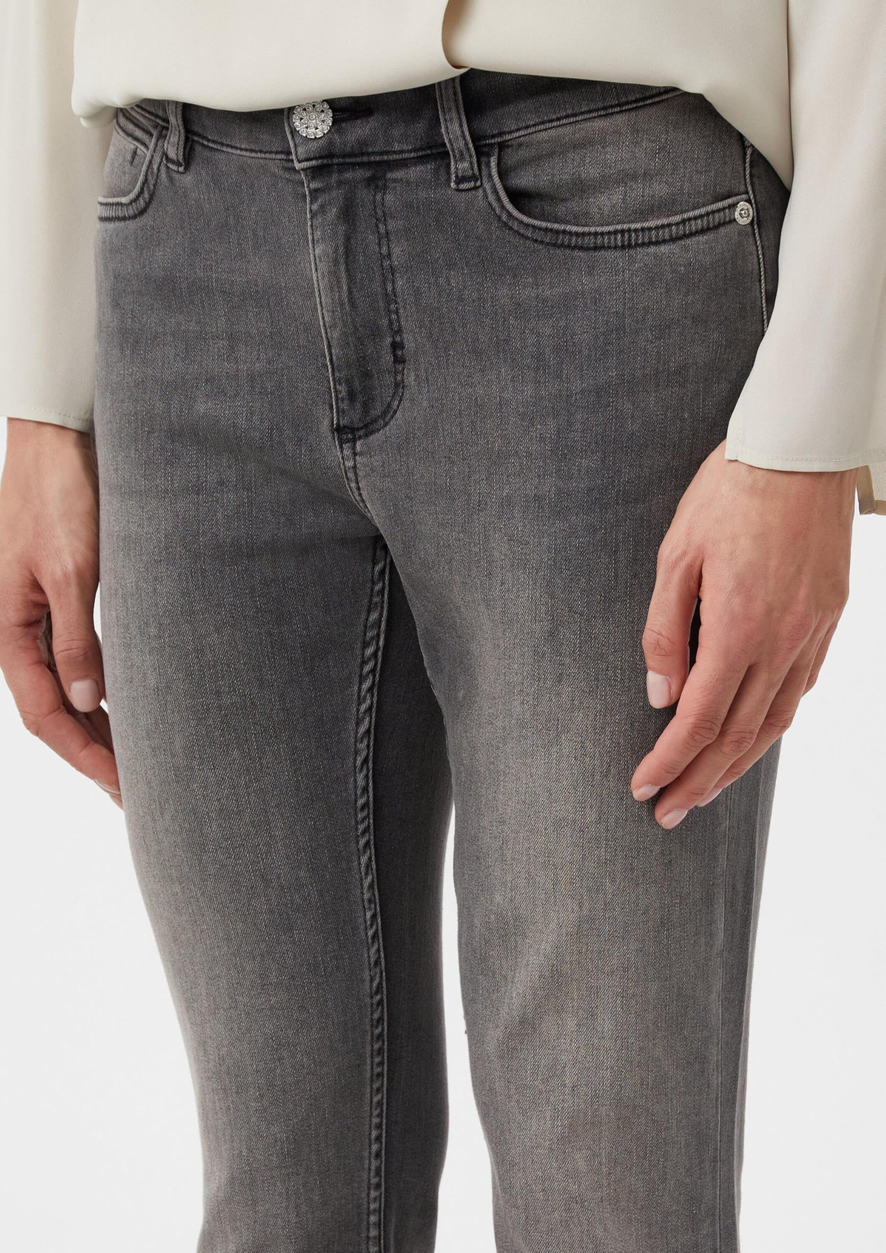 comma-slim-fit-jeans-damen-gr-46-stretch-schmuckknopf image 3