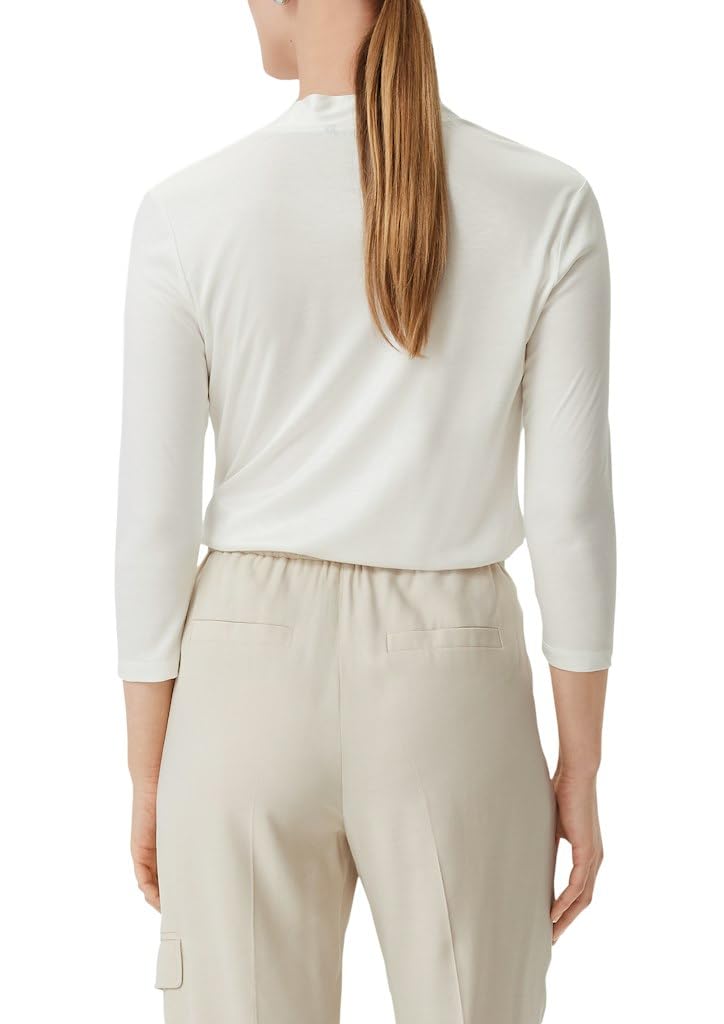 comma-2144615-t-shirt-damen-gr-40-wei-viskose image 2