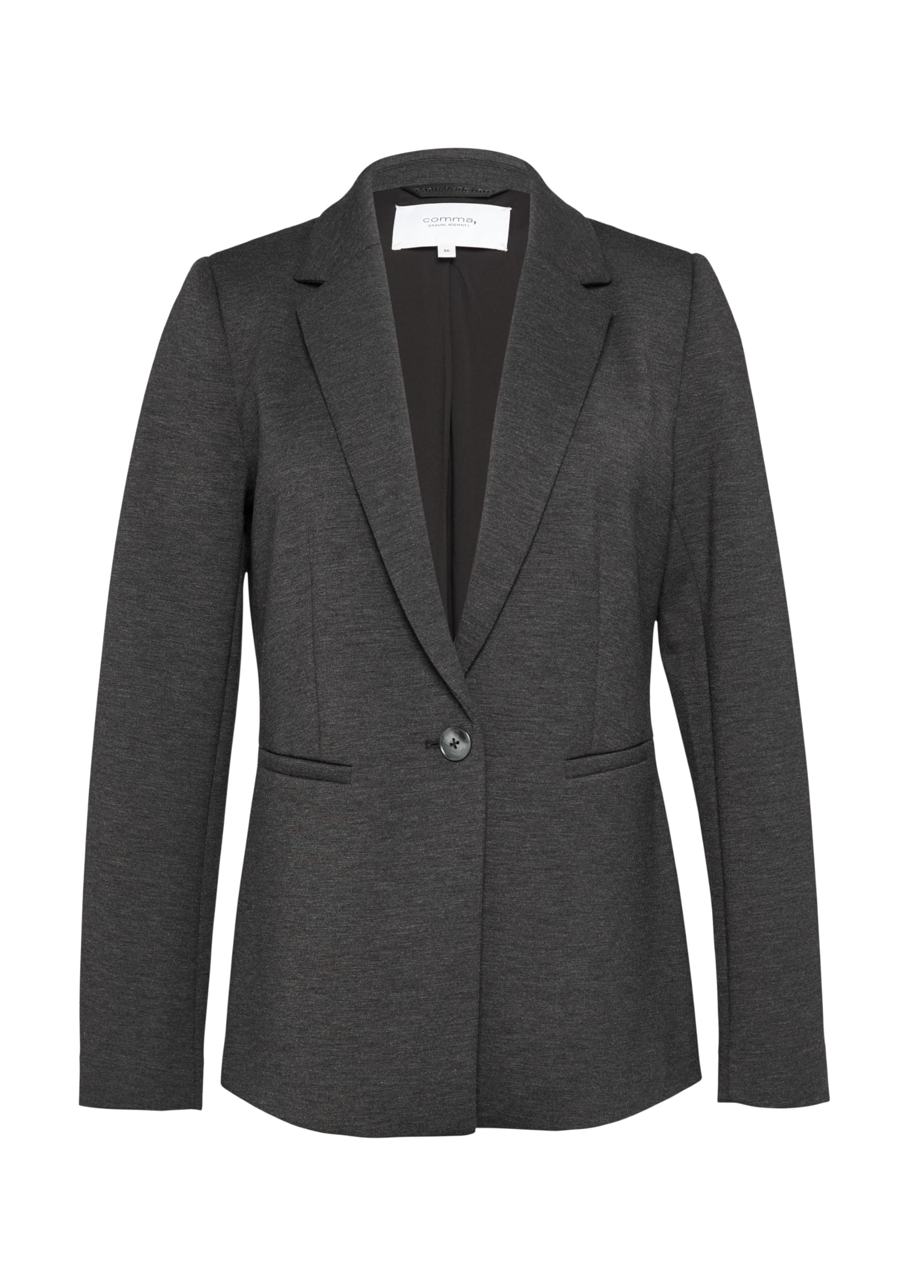 comma-blazers-taillierter-jersey-blazer-damen-gr-e-38-mit-taschen image 3