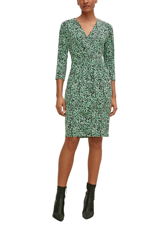 comma-2128560-kleid-gr-n-mehrfarbig-gr-44 image 1