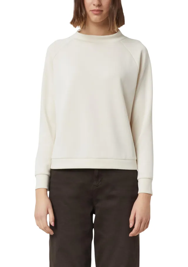 comma-2173971-sweatshirt-damen-creme-mit-stehkragen-gr-44 image 1