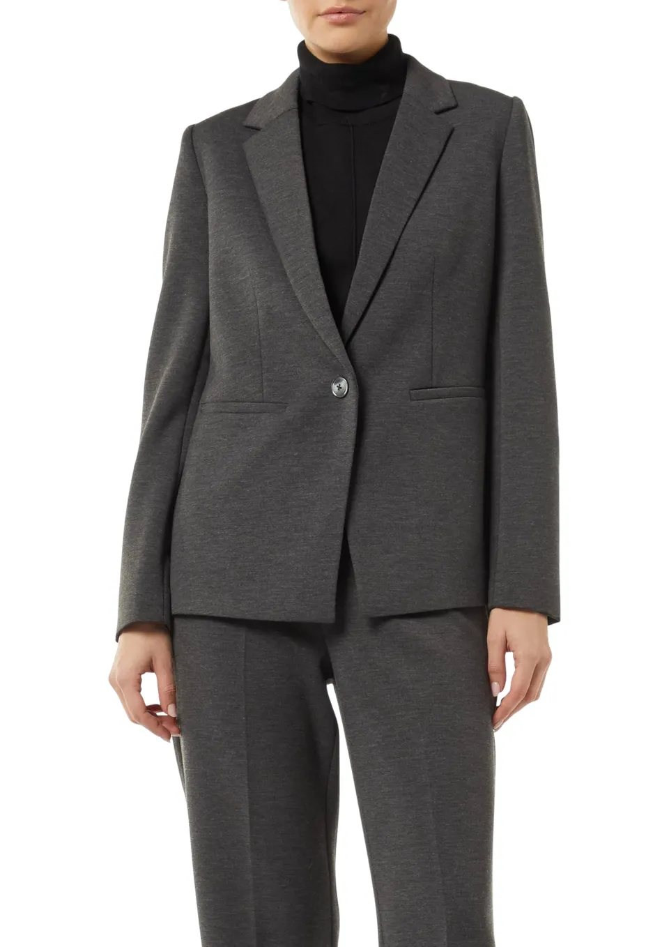 comma-blazers-taillierter-jersey-blazer-damen-gr-e-38-mit-taschen image 1