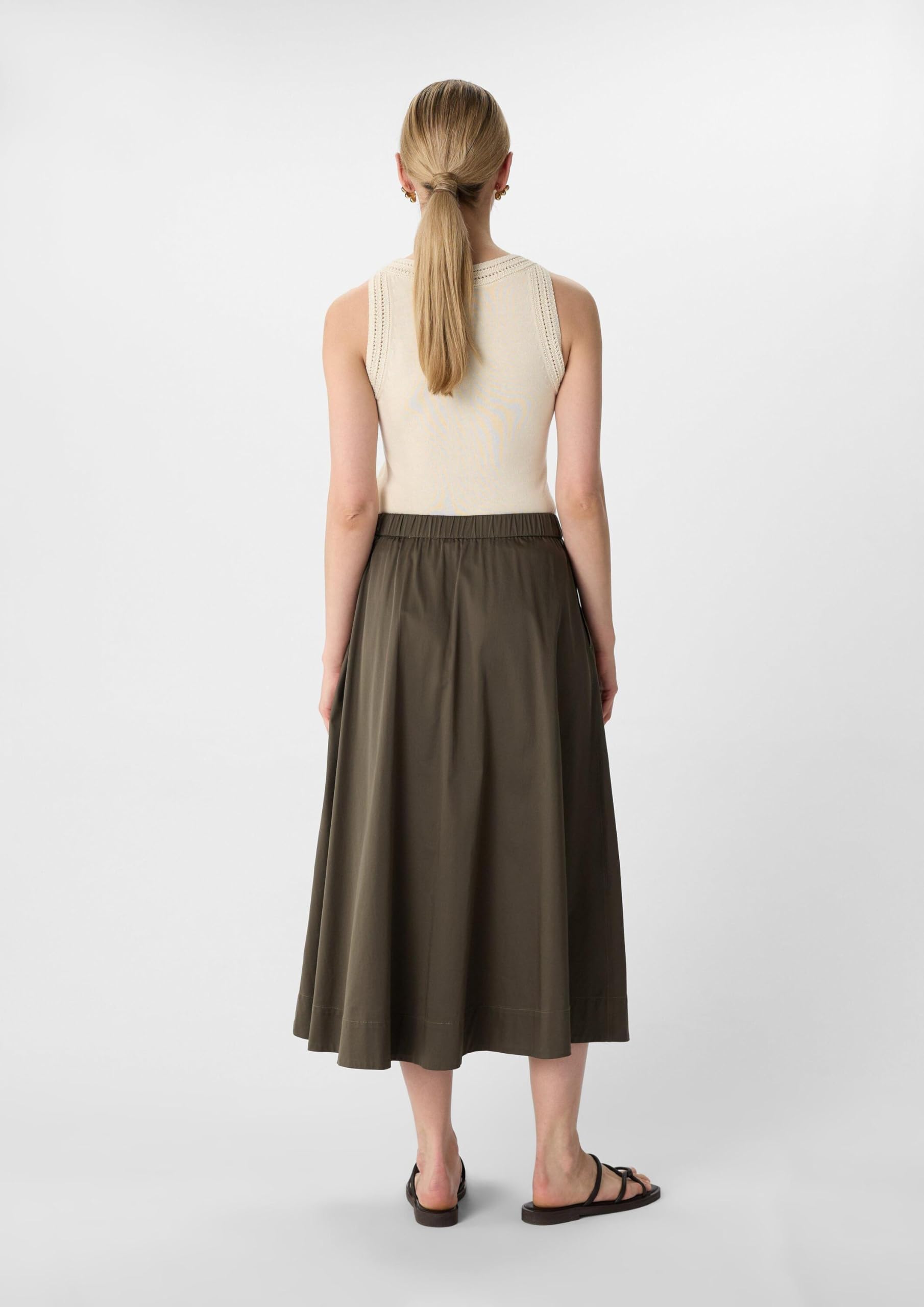 comma-midi-rock-ausgestellt-taschen-damen-gr-e-40 image 7