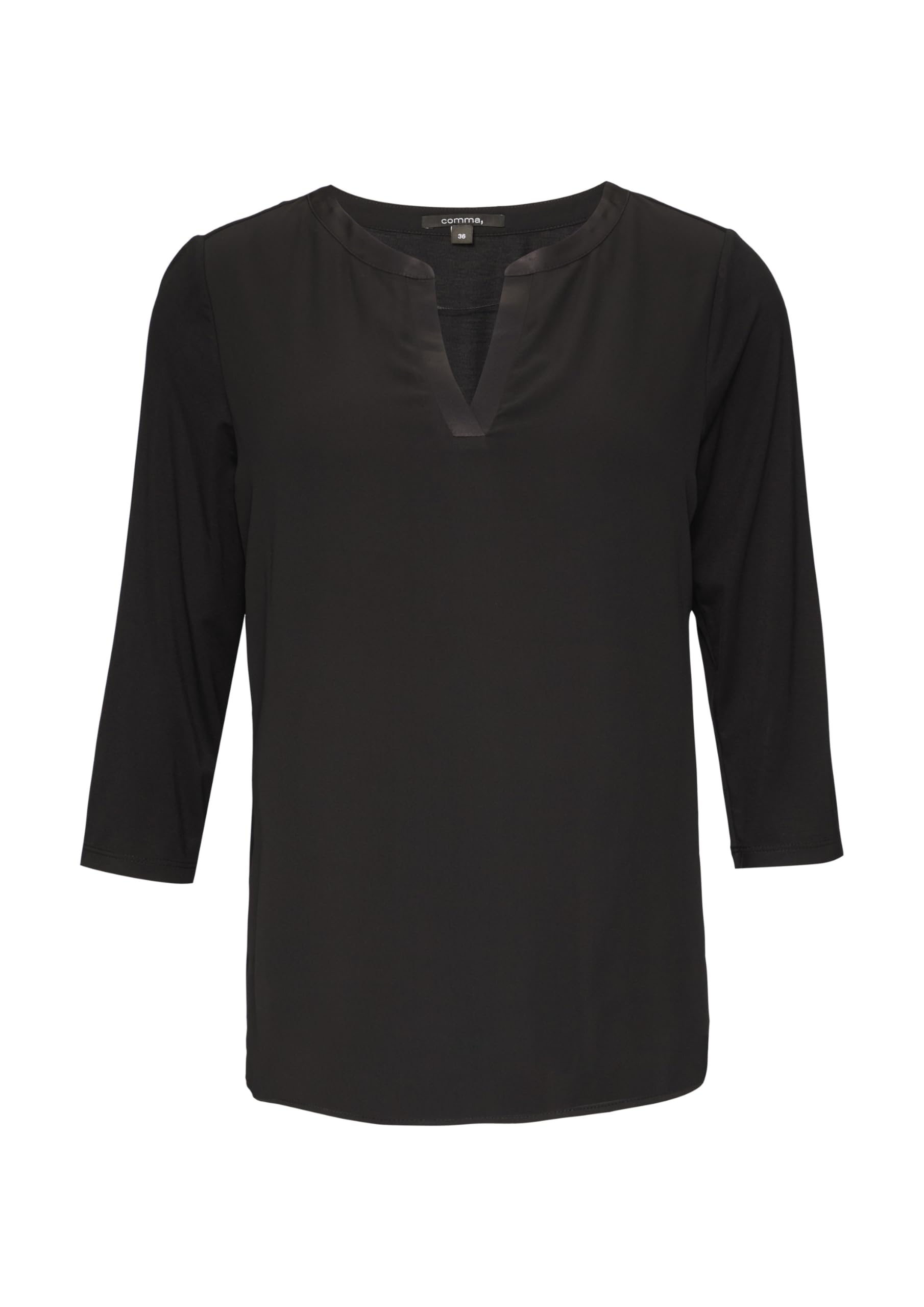 comma-t-shirt-2151665-gr-42-braun-tunika-ausschnitt image 8