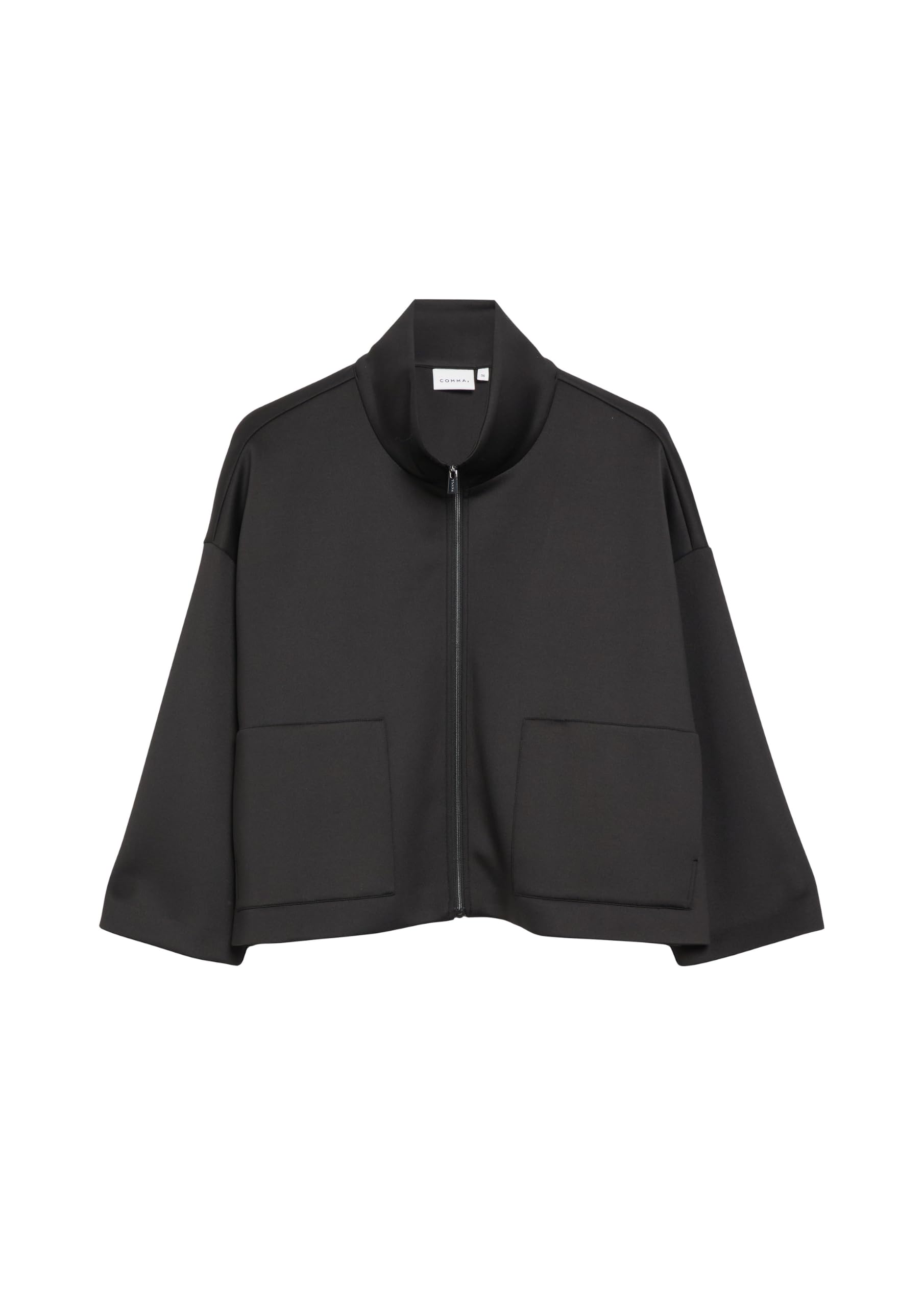 comma-indoor-jacke-scuba-boxy-fit-reissverschluss-gr-34 image 4