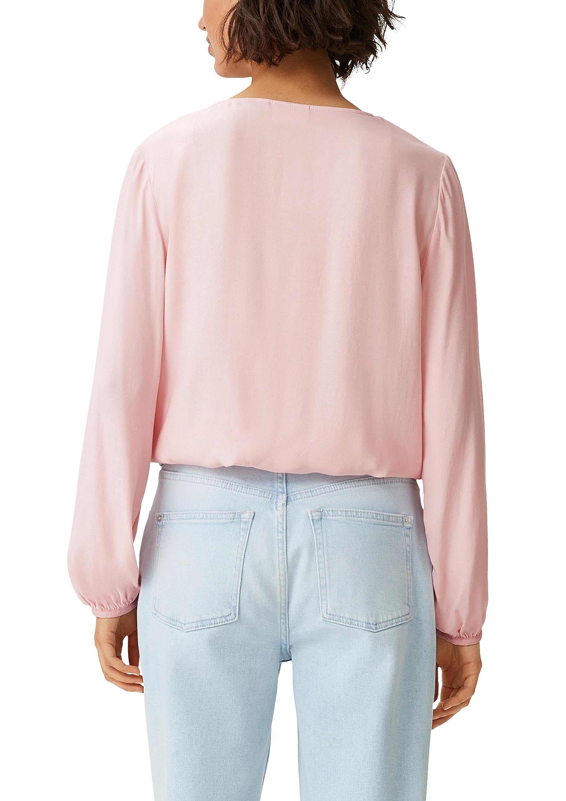 comma-langarmbluse-viskose-wei-loose-fit-damen image 2
