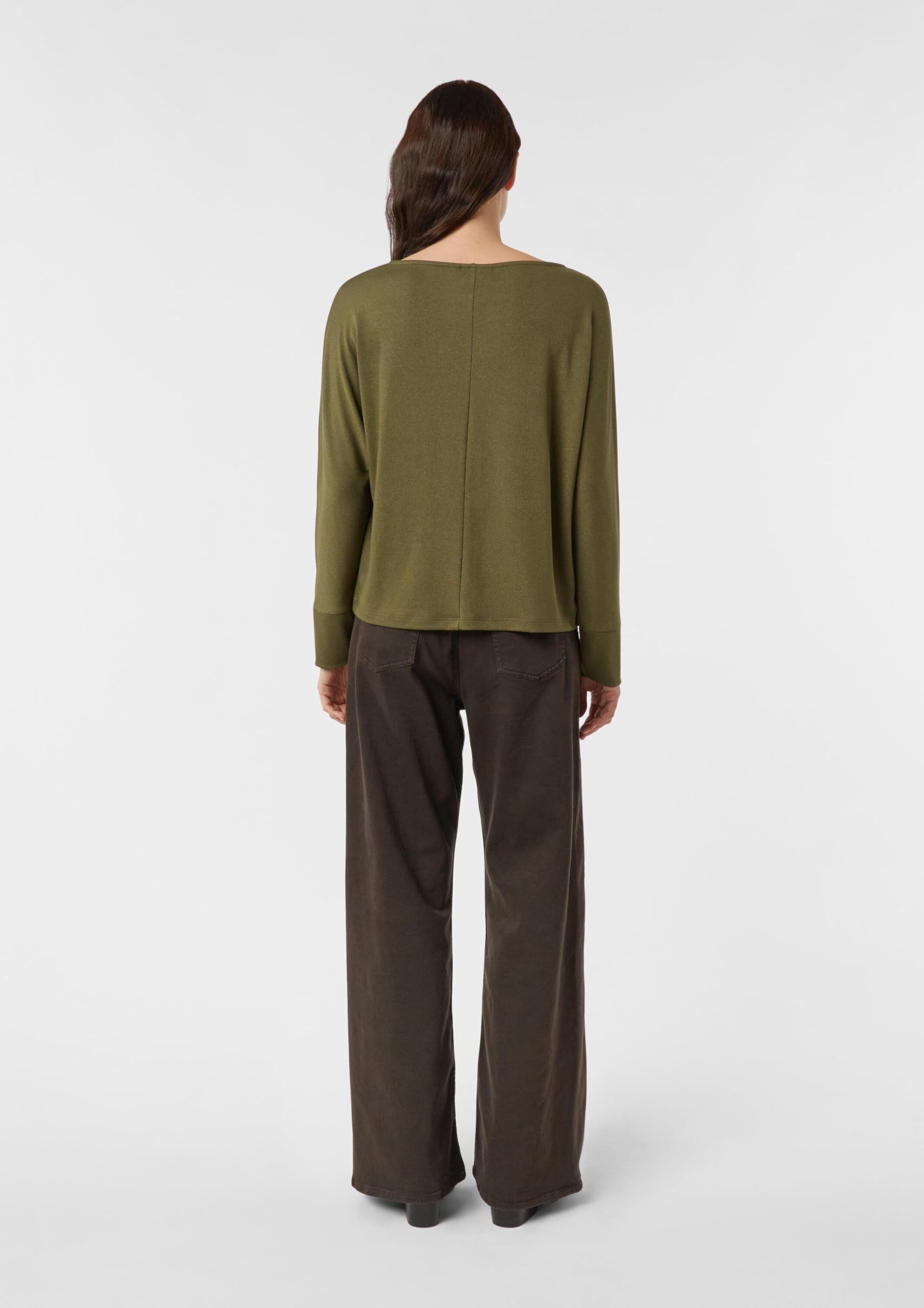comma-2173414-t-shirt-langarm-relaxed-fit-42-olivgr-n image 7
