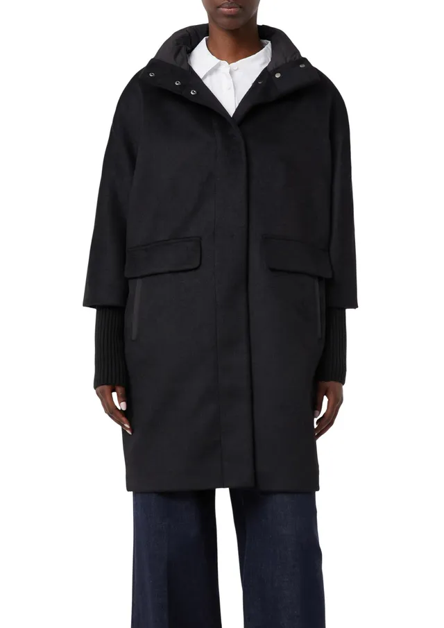 comma-coats-outdoor-mantel-stehkragen-damen-schwarz image 1