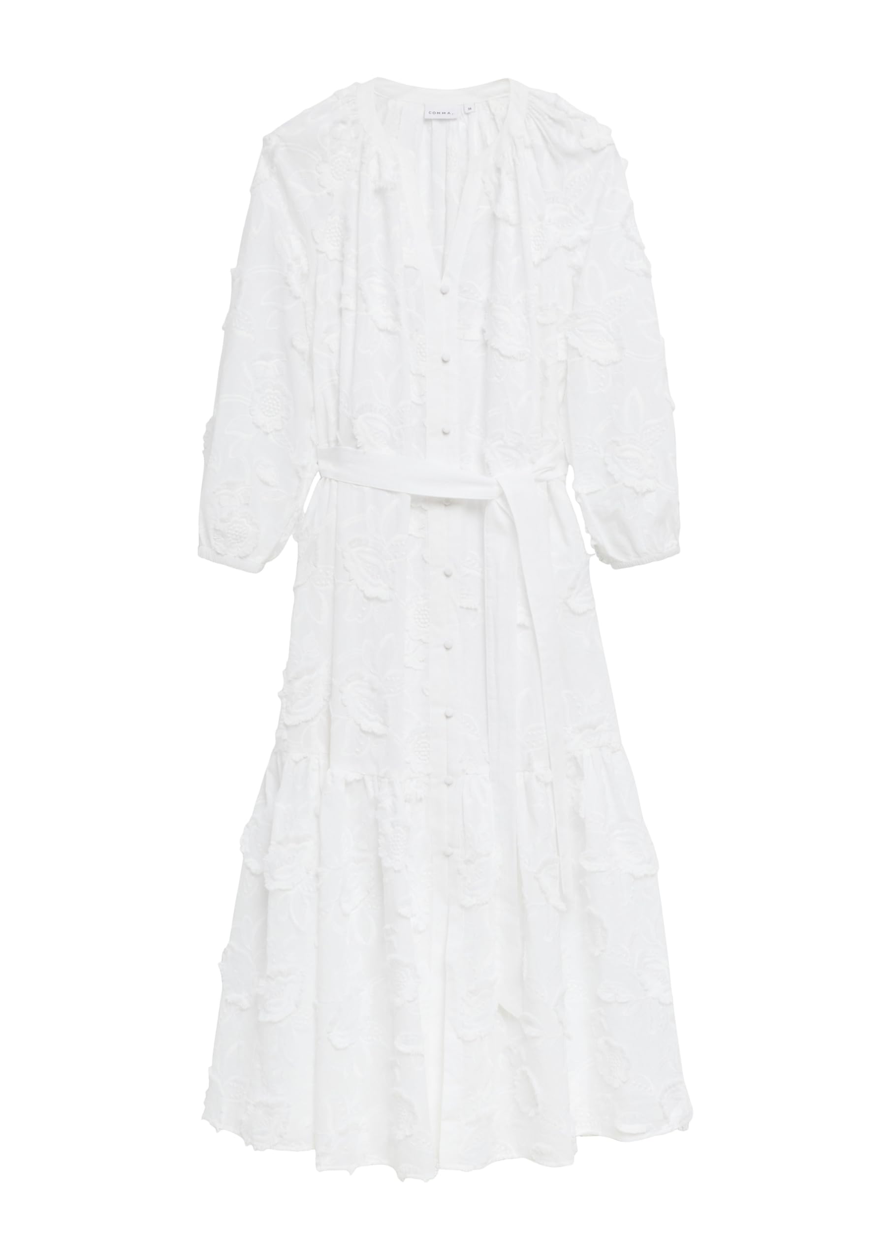 comma-dresses-midikleid-baumwoll-voile-gr-40-floral-fil-coup image 4