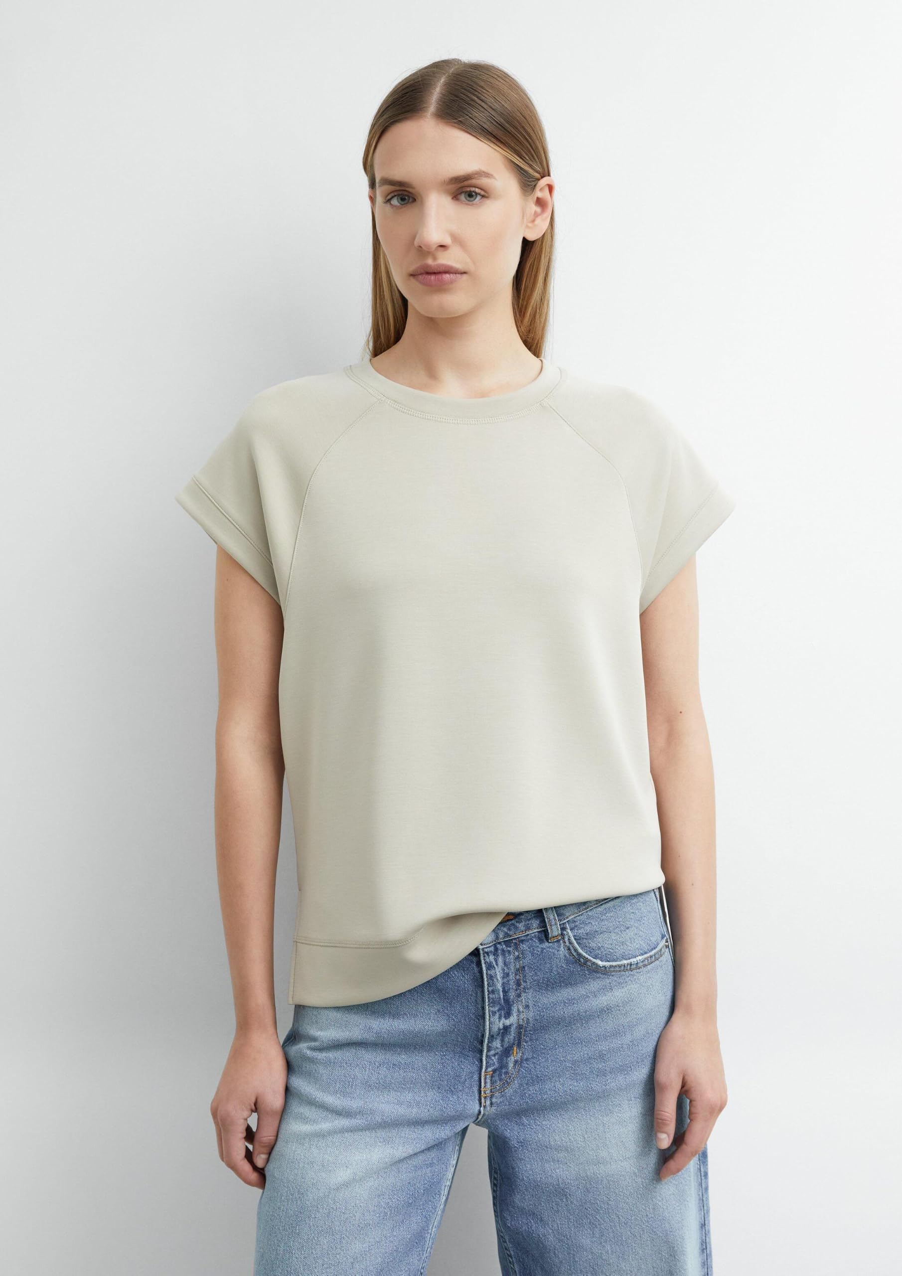 comma-damen-sweatshirt-kurzarm-rundhals-gr-44-regular-fit image 6
