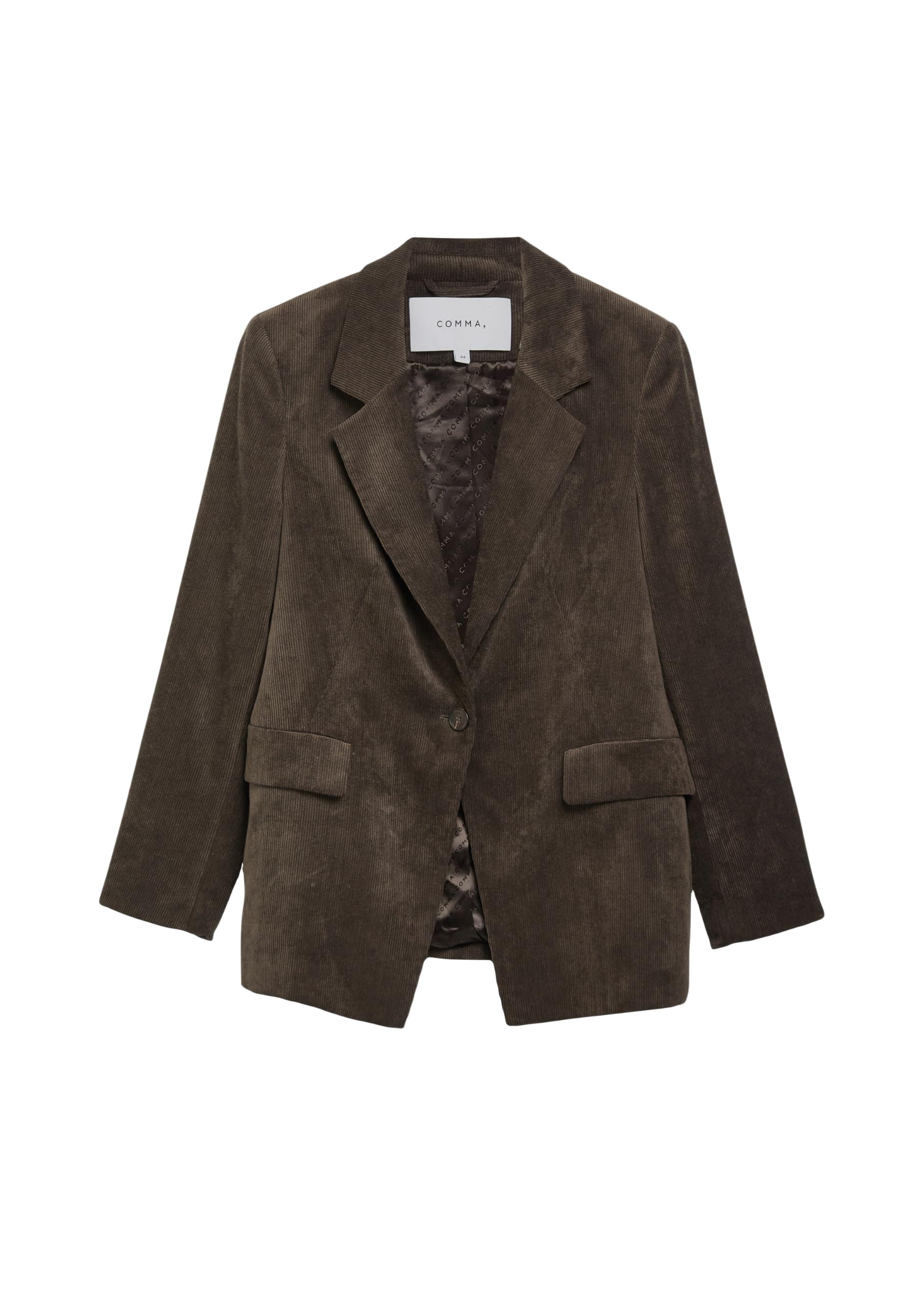 comma-damen-blazer-cord-reverskragen-gr-34-regular-fit image 3