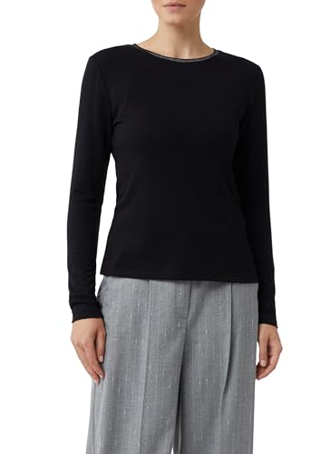 comma-longsleeve-slim-fit-glitzer-schwarz-9999-gr-40 image 8