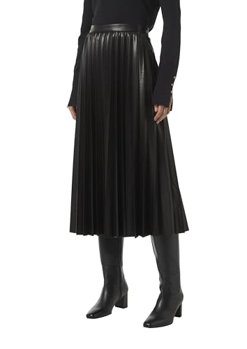 comma-skirts-plisseerock-lederoptik-reissverschluss image 8
