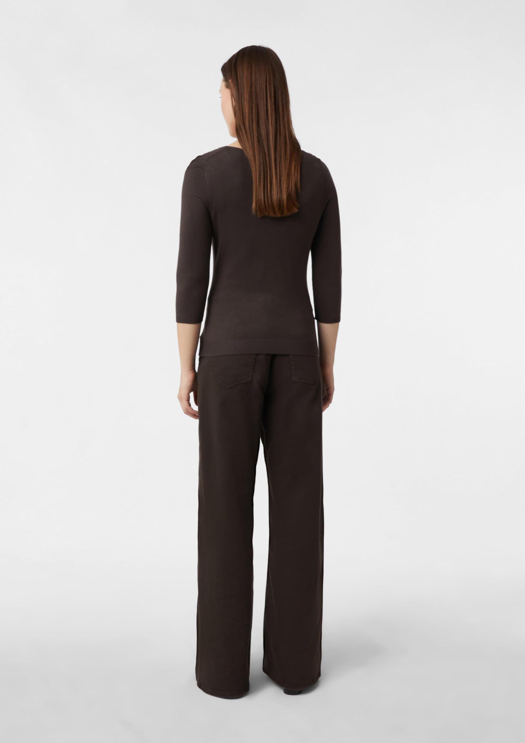 comma-feinstrickpullover-slim-fit-damen-gr-38-dunkelbraun-viskosemix image 8