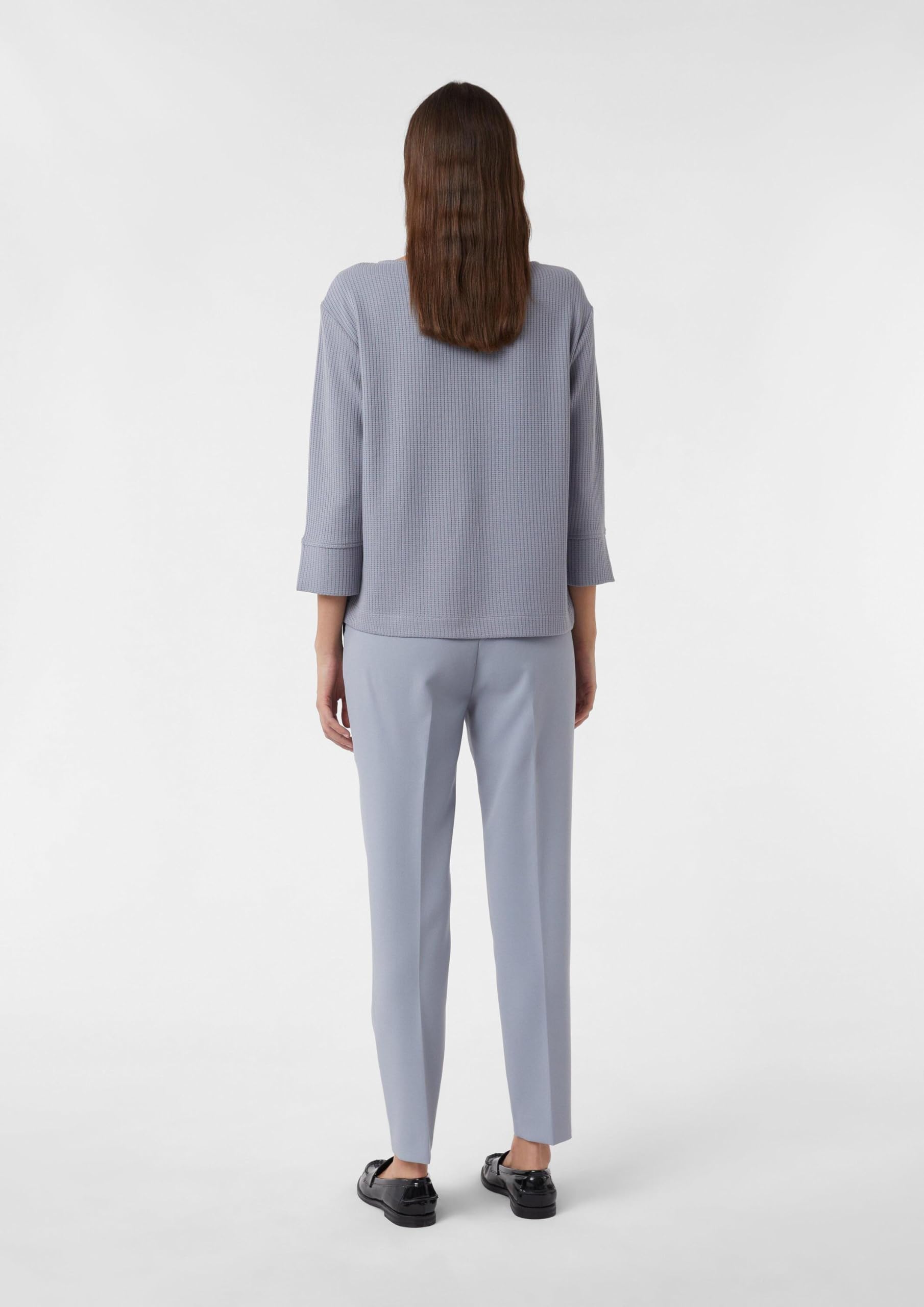 comma-sweatshirt-3-4-arm-damen-gr-42-u-boot-blau image 8