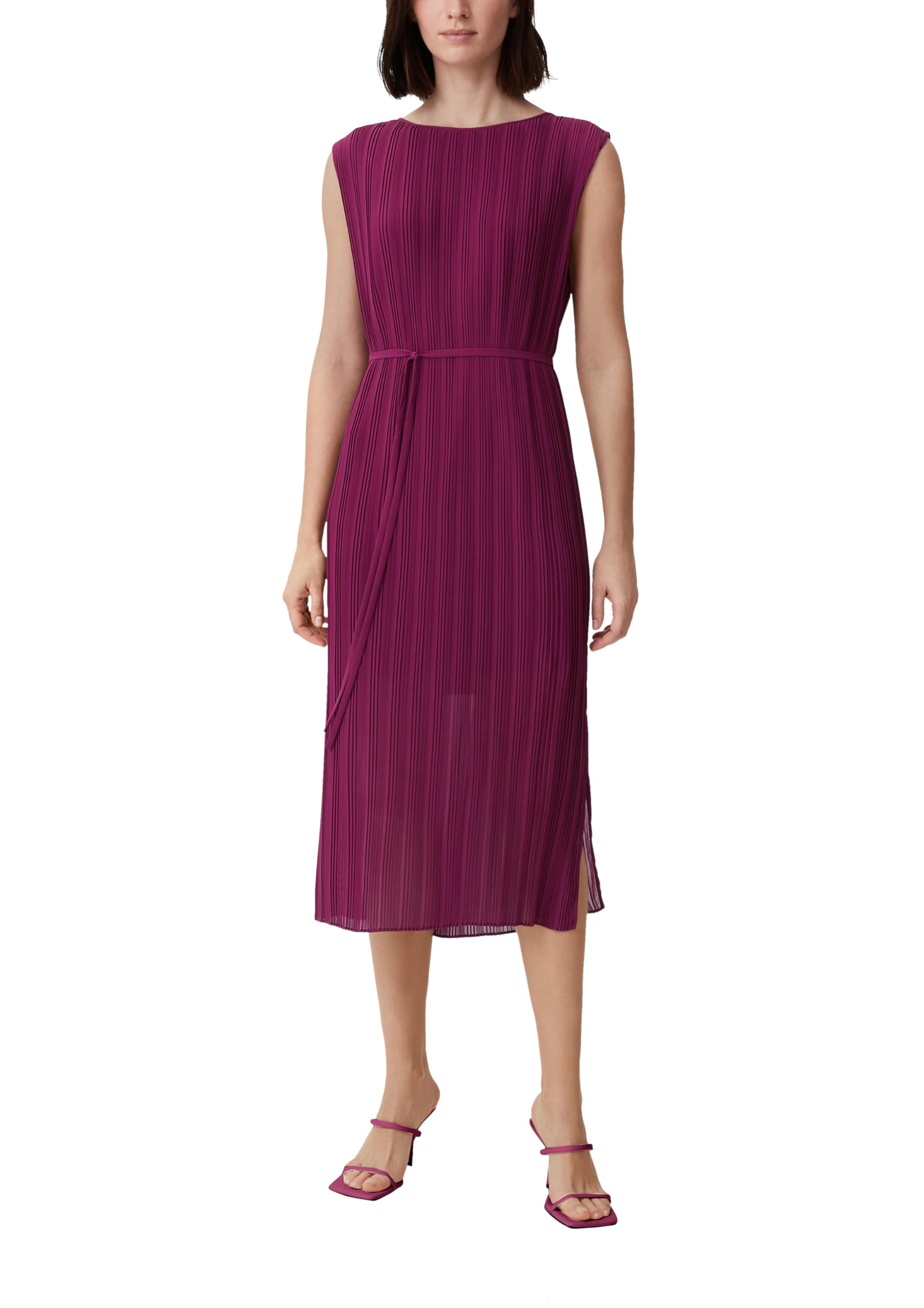 comma-kleid-mit-plisseefalten-damen-gr-e-36-plisseekleid image 1