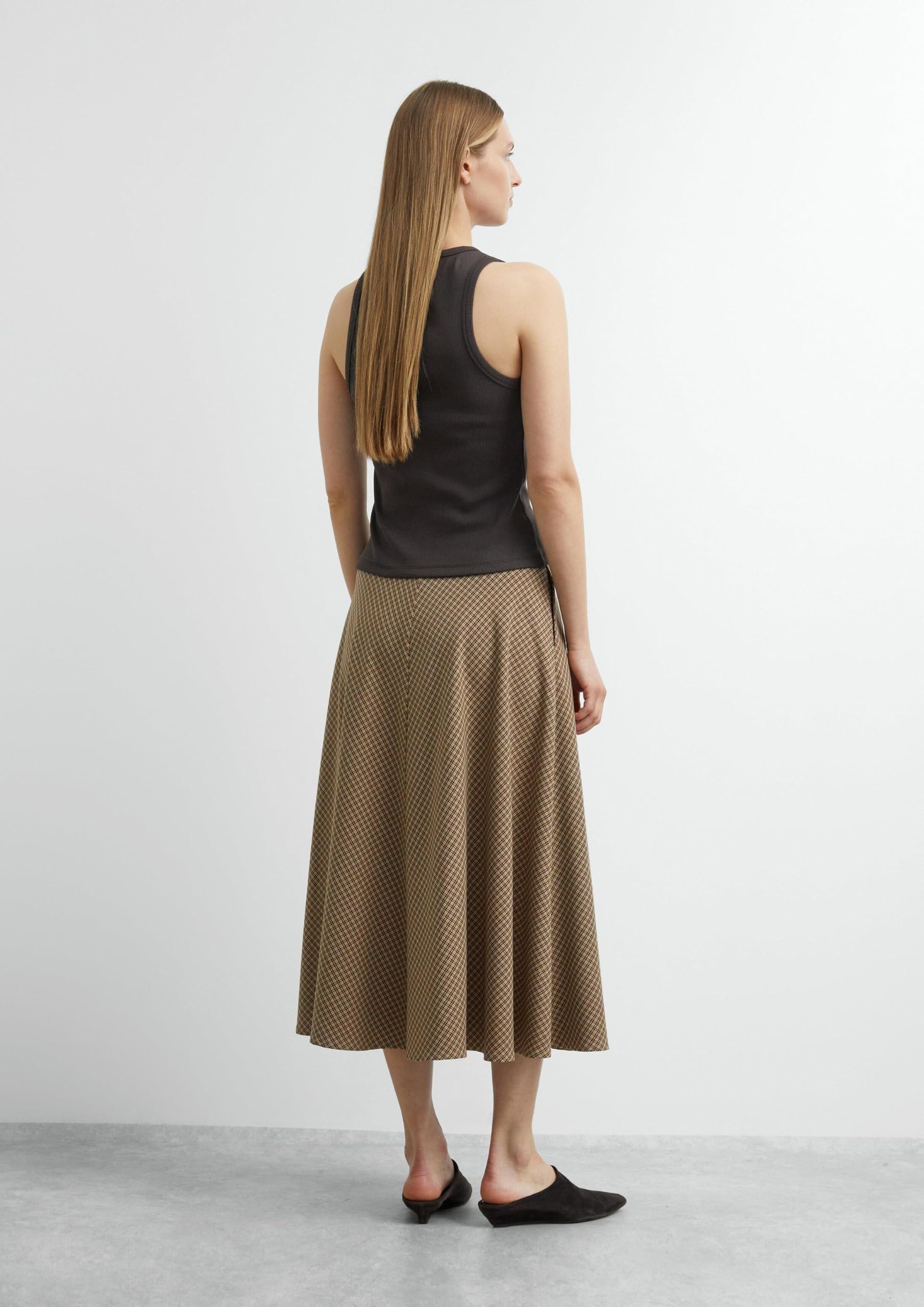 comma-rock-midi-midirock-damen-gr-e-34-karo-ausgestellt image 7