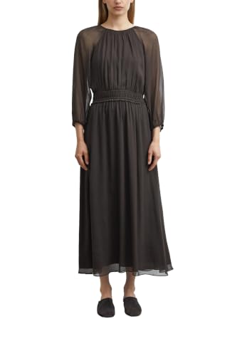 comma-maxikleid-chiffon-gr-38-langarm-semi-transparent image 8
