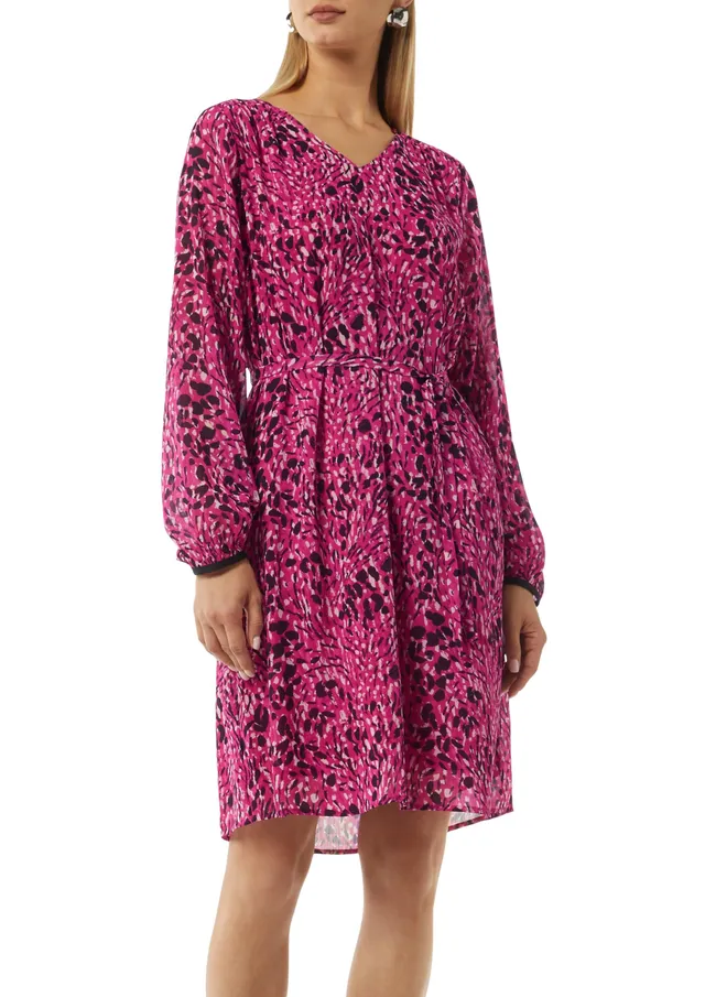 comma-kleid-all-over-print-bindeg-rtel-gr-e-38 image 1