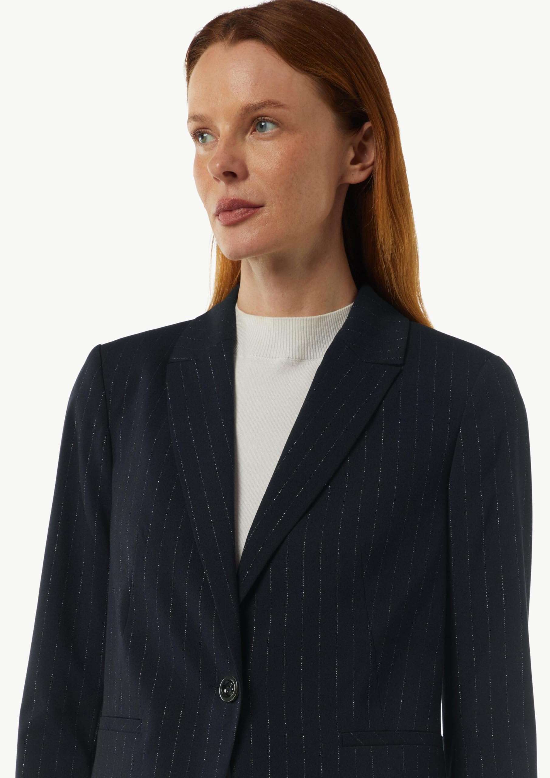 comma-blazer-business-nadelstreifen-glitzergarn-gr-46 image 4