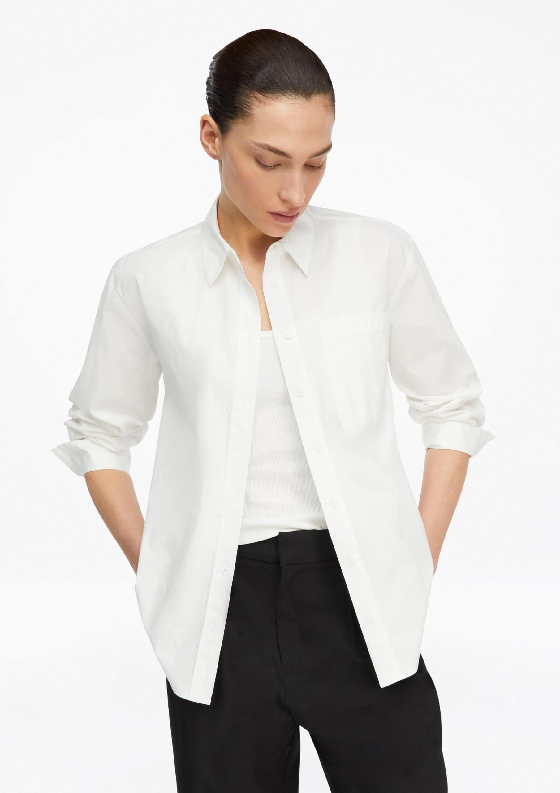 comma-blouses-popeline-hemdbluse-gr-36-wei image 3