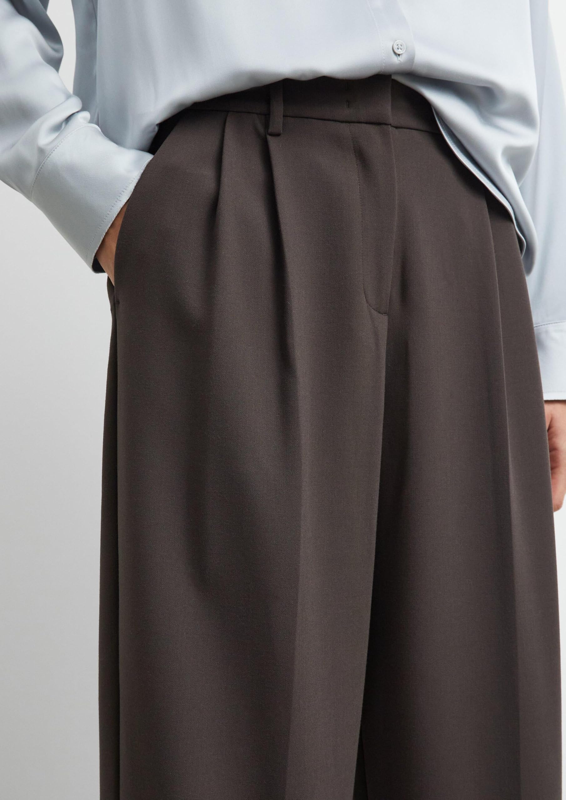 comma-hose-wide-leg-nadelstreifen-damen-braun-g-rtel image 5